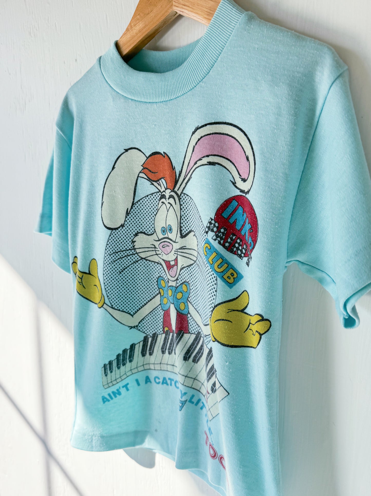VINTAGE 80’s Roger Rabbit Keyboard Tee - 5/6