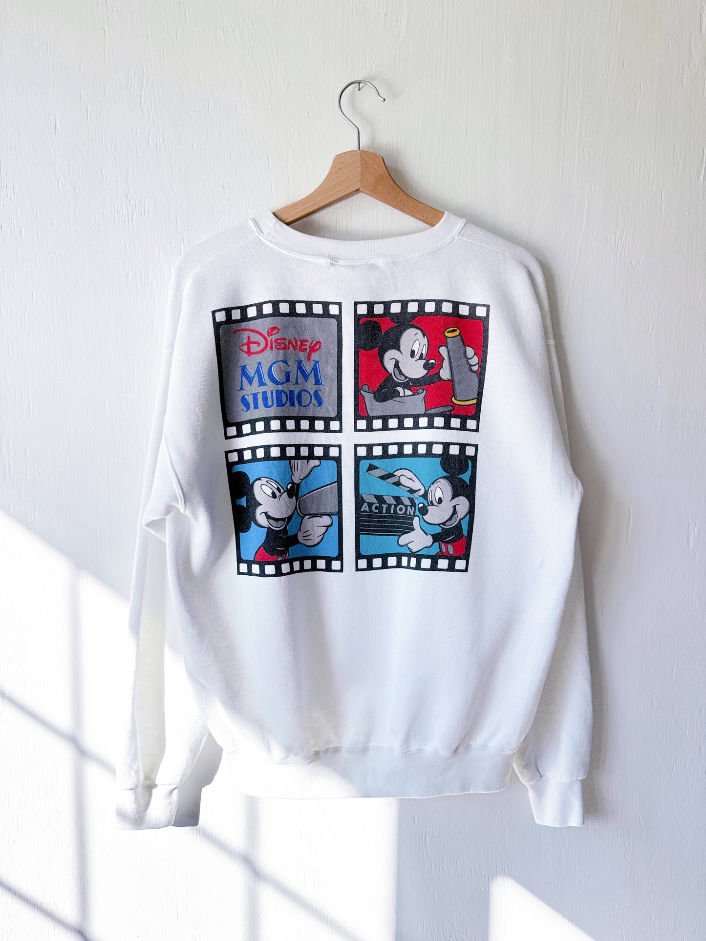VINTAGE 90’s MGM Studios Mickey Film Crewneck - L/XL