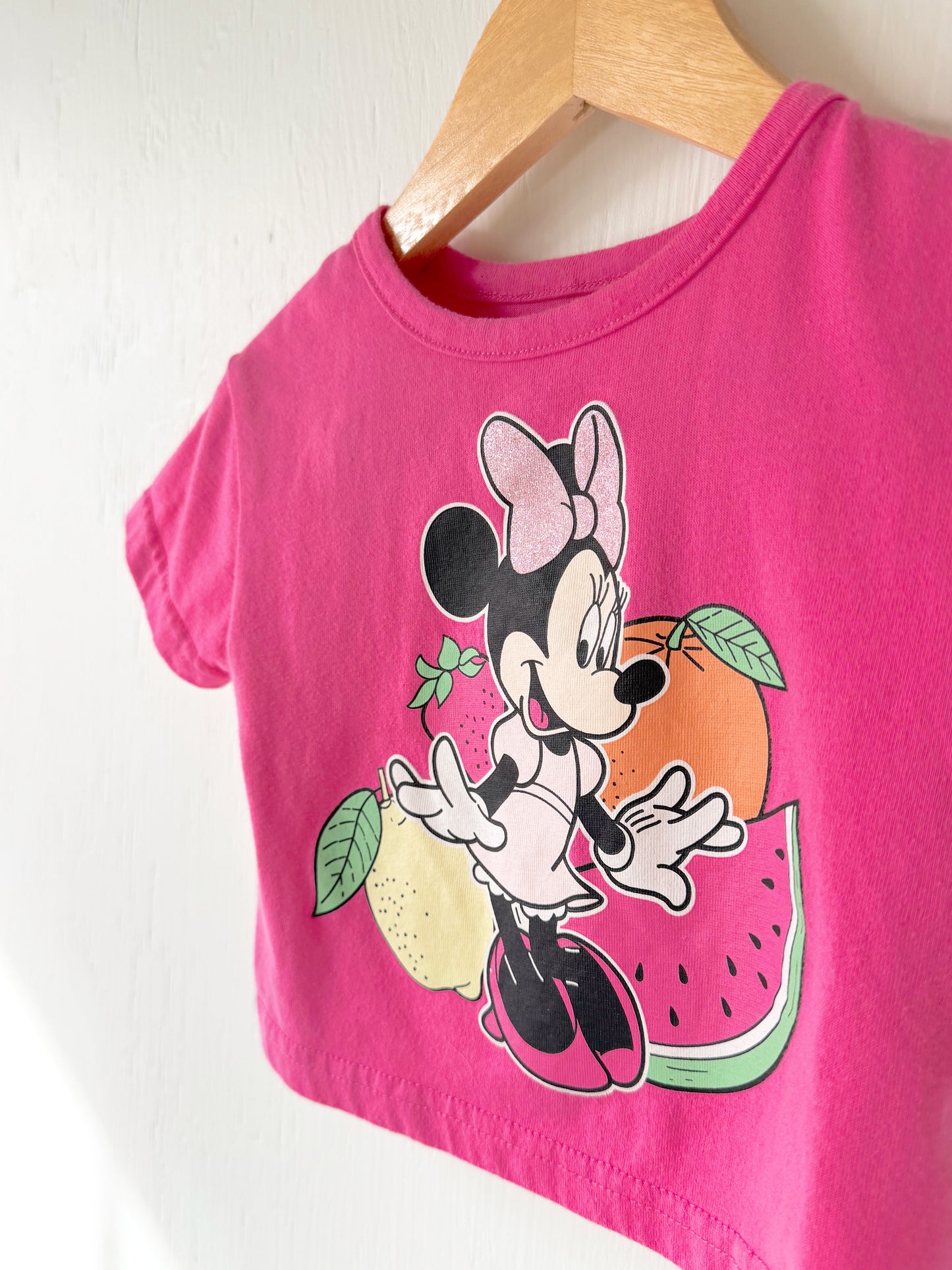 Minnie Shimmer Fruit Tee - 12M