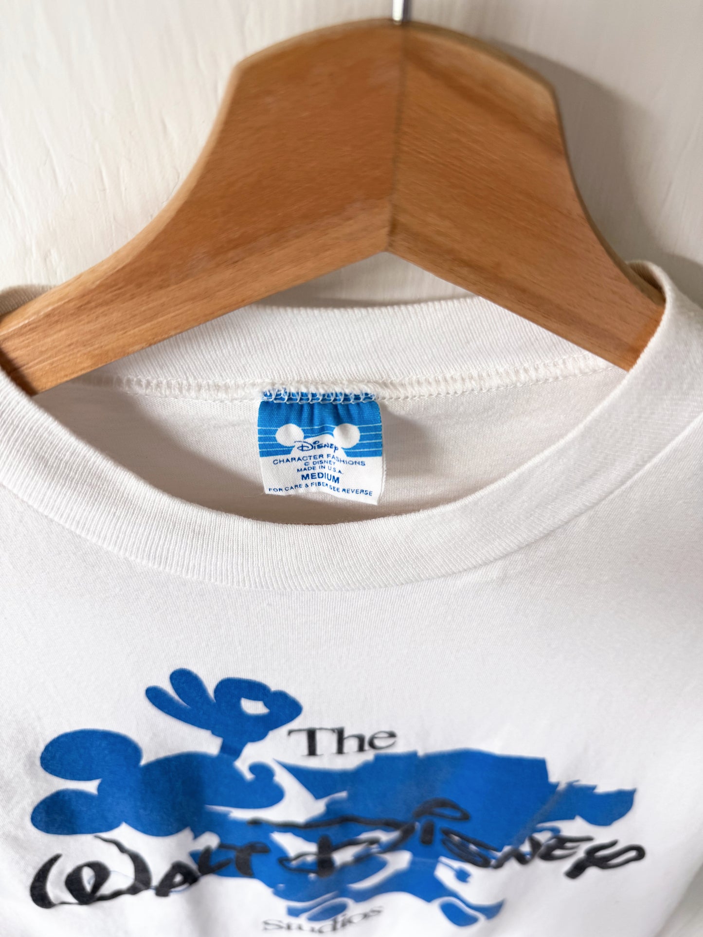 VINTAGE 90’s Walt Disney Studios Mickey Tee - YM/L