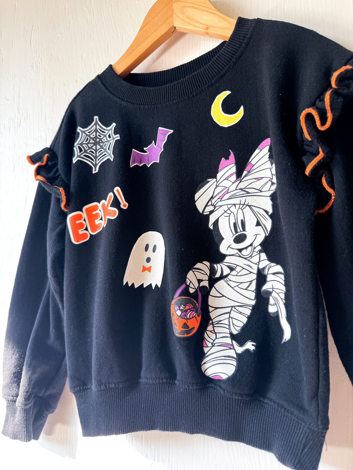 Mummy Minnie Ruffle Crewneck - 5T