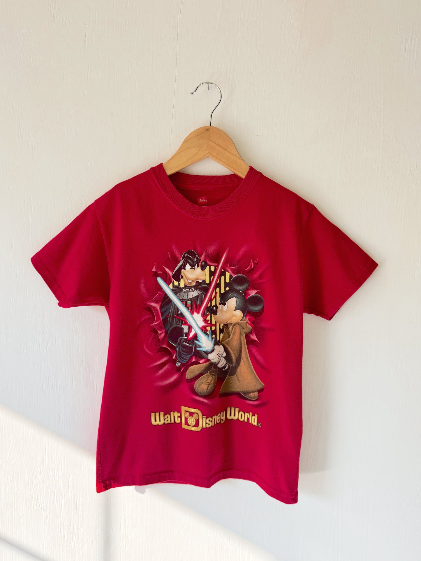 Star Wars Mickey Goofy Light Saber Tee - YS (6-8)