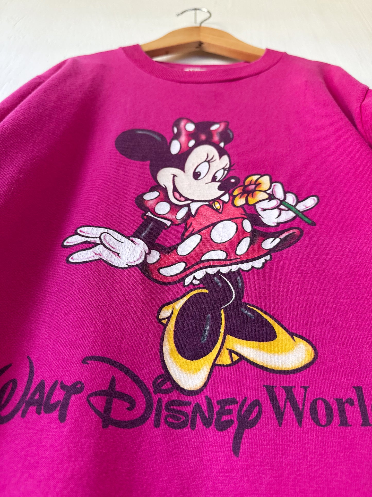VINTAGE 90’s Minnie WDW Flower Tee - YM