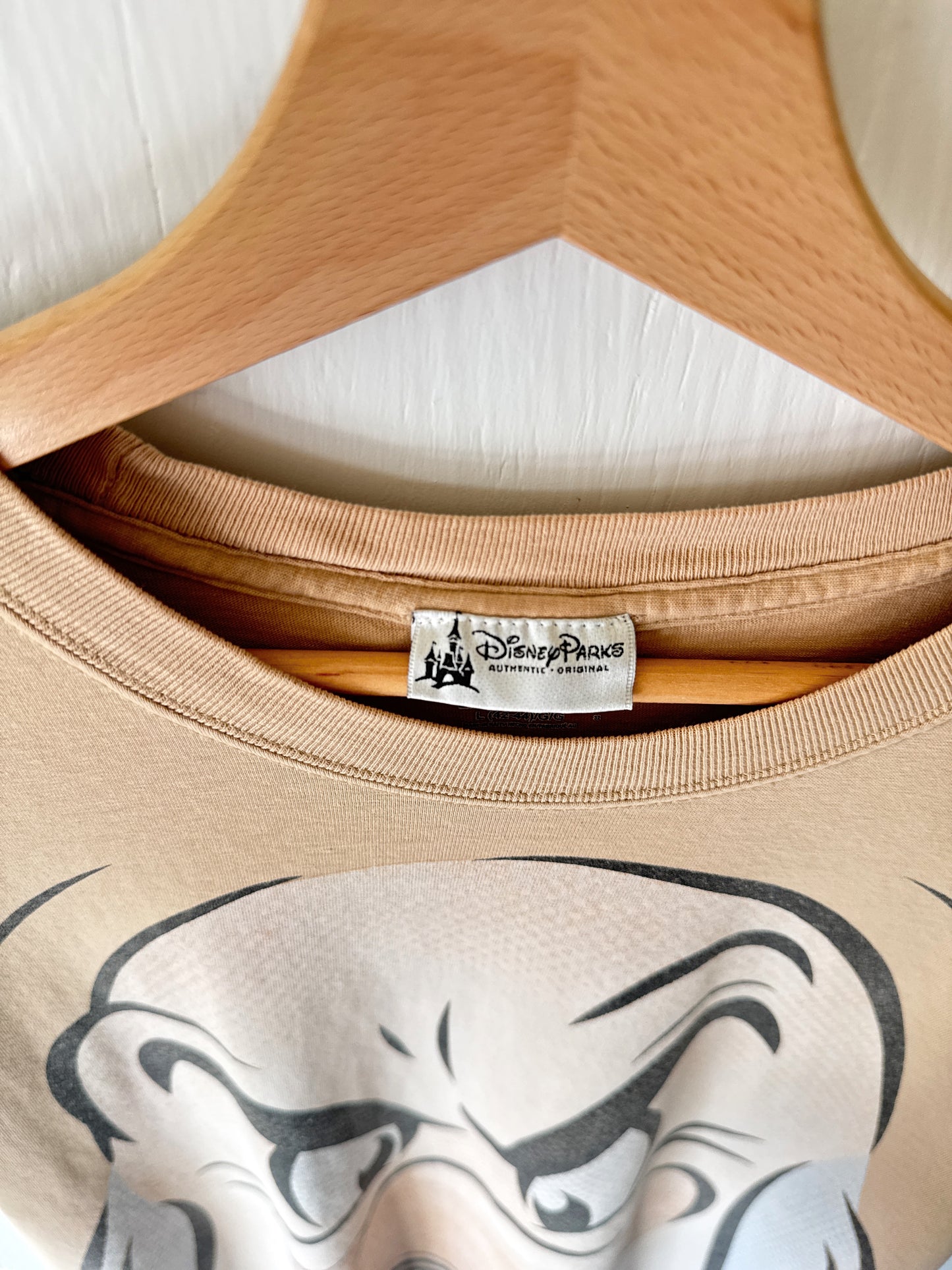 VINTAGE 00’s Big Face Grumpy Tee - L