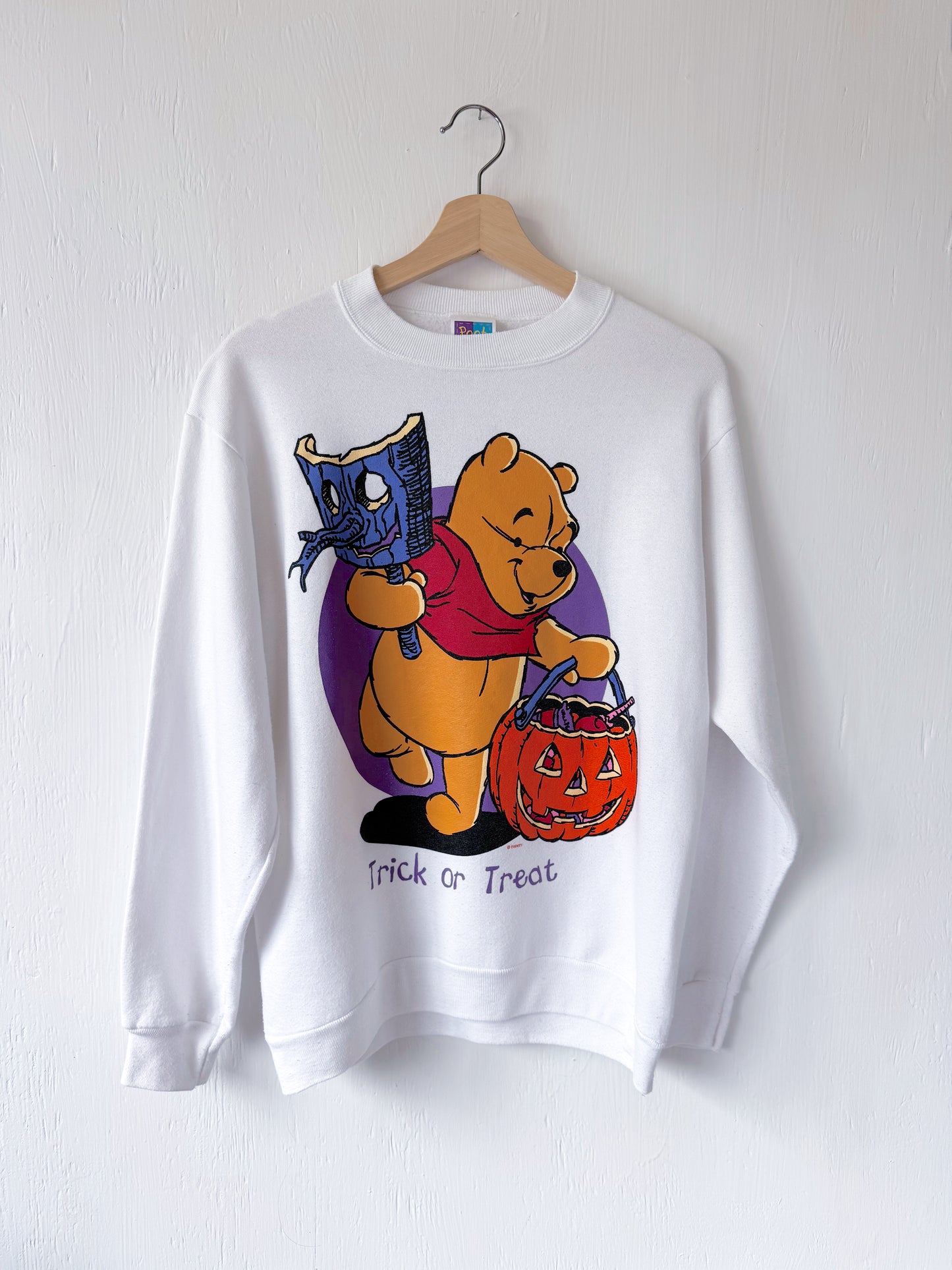 VINTAGE 90’s Trick Or Treat Pooh Crewneck - M