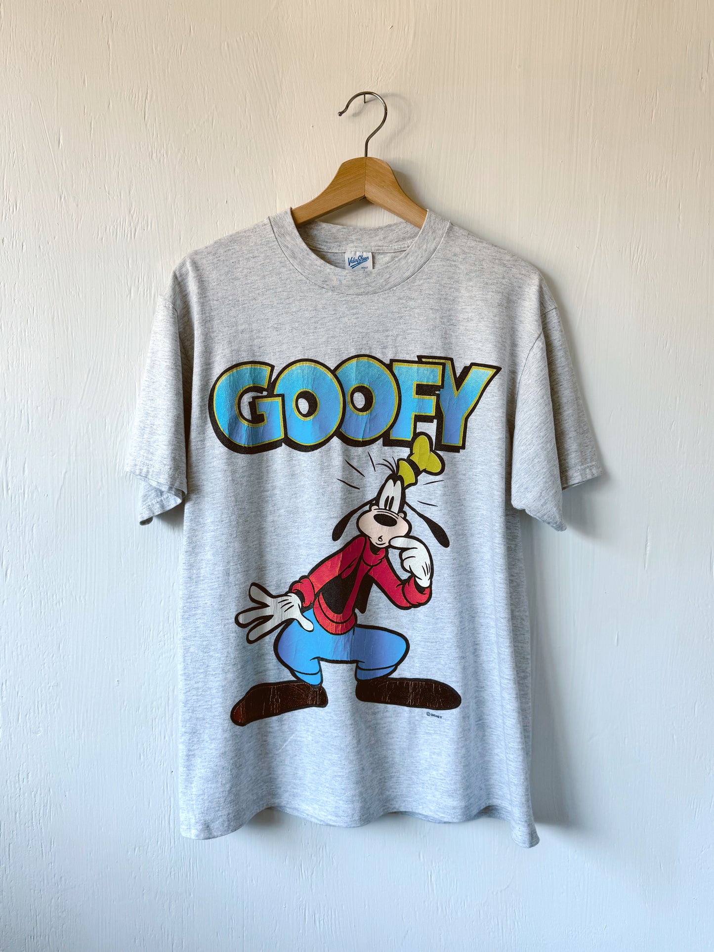 VINTAGE 90’s Rare Velva Sheen Goofy Tee - L