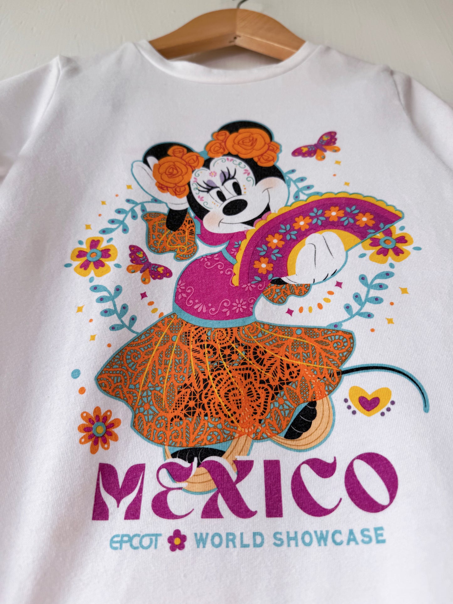 Disney Parks EPCOT Mexico Minnie Top - YS (5/6)