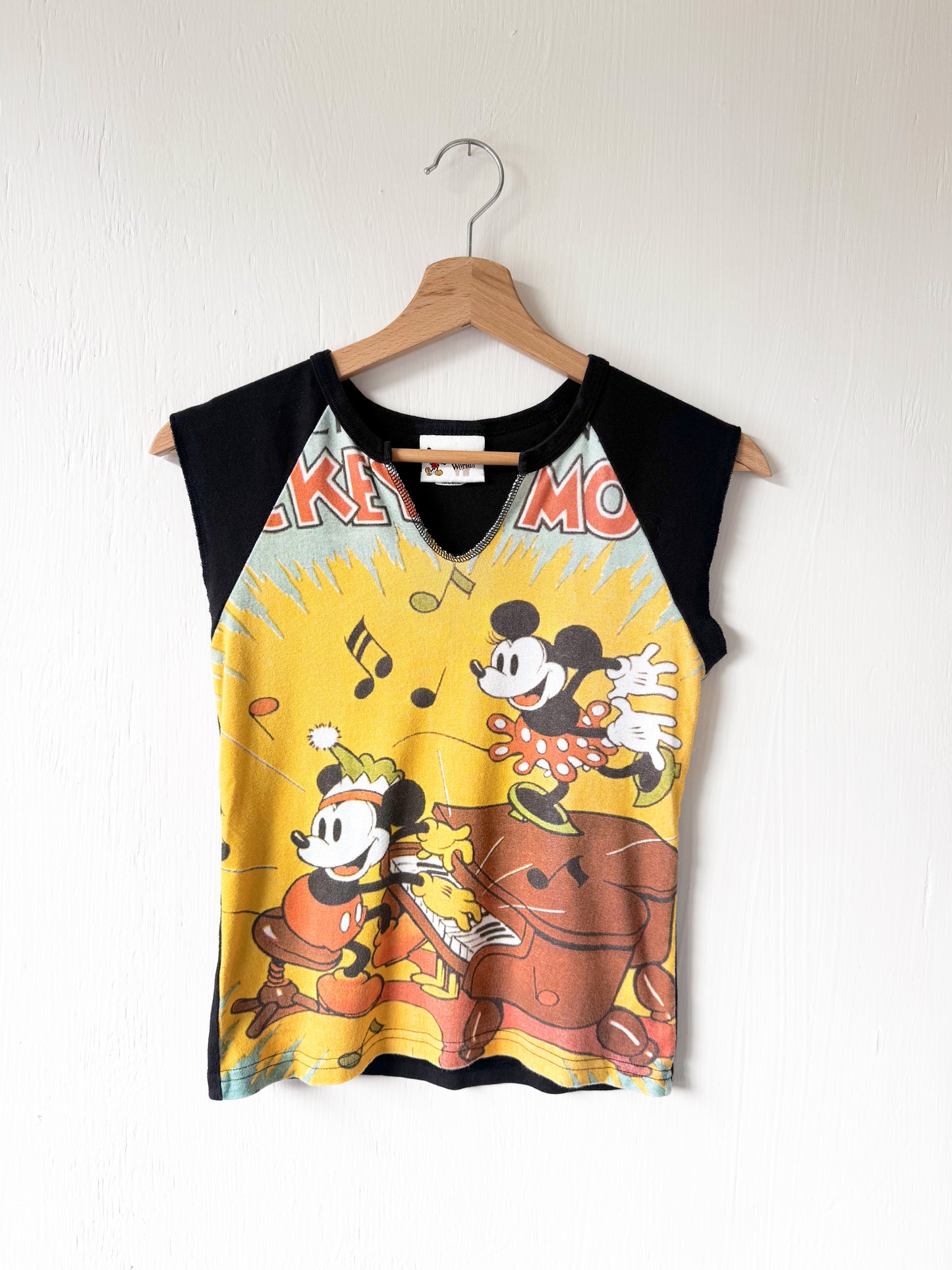 VINTAGE Disney Parks Early Mickey Minnie Top - S