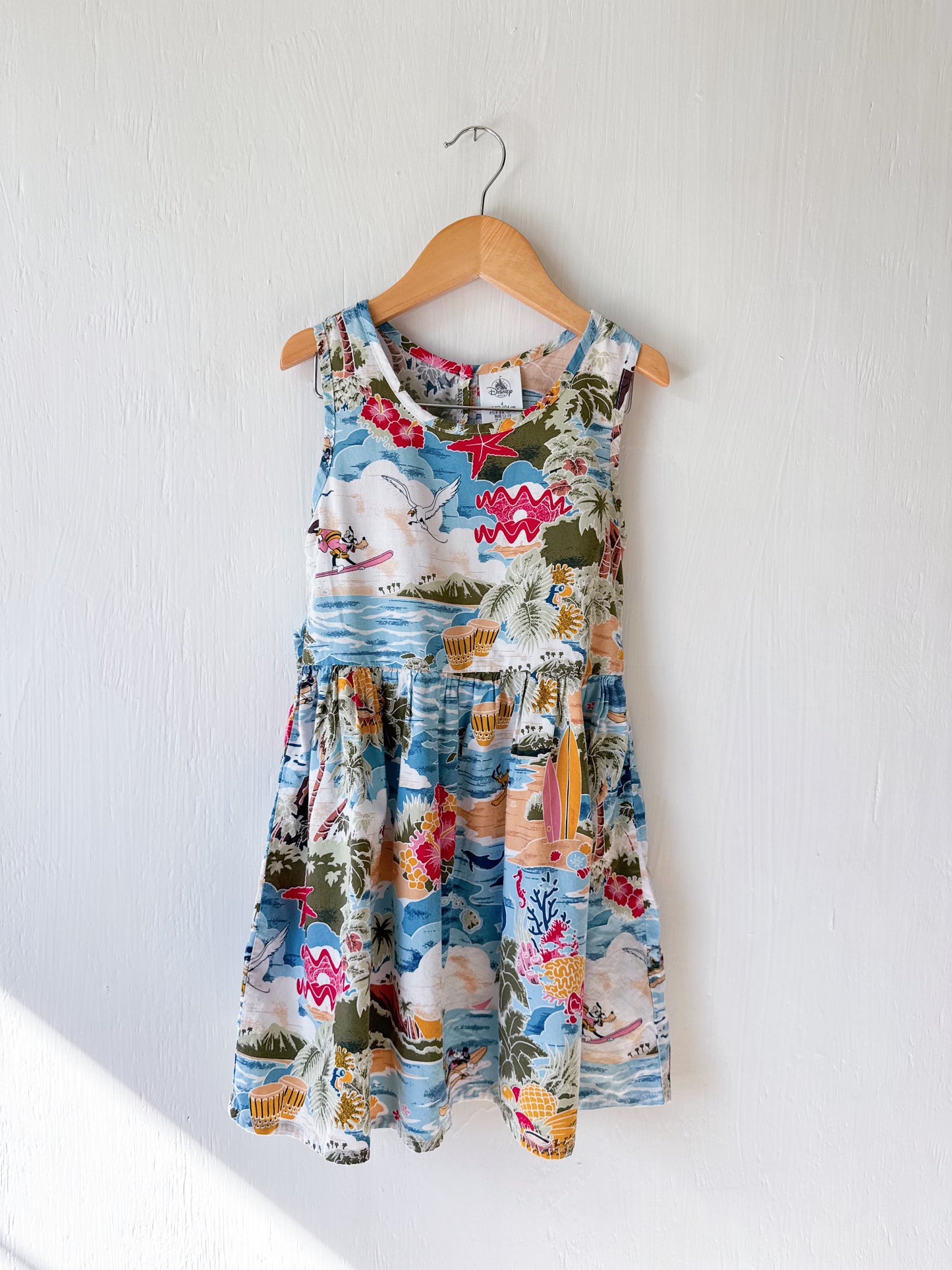 Disney Parks Polynesian / Hawaiian Dress - 4T