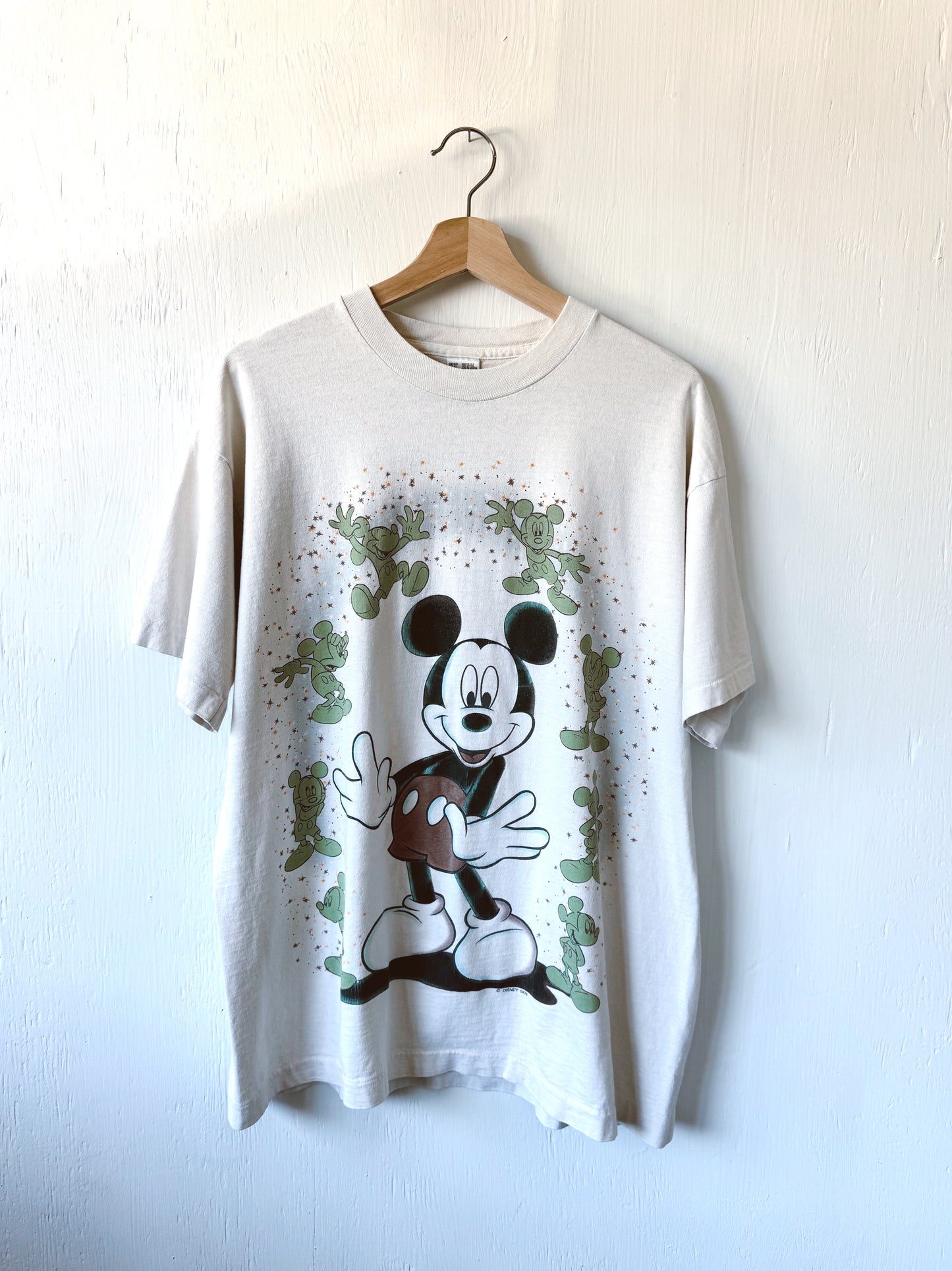 VINTAGE 90’s Green Mickeys - L/XL