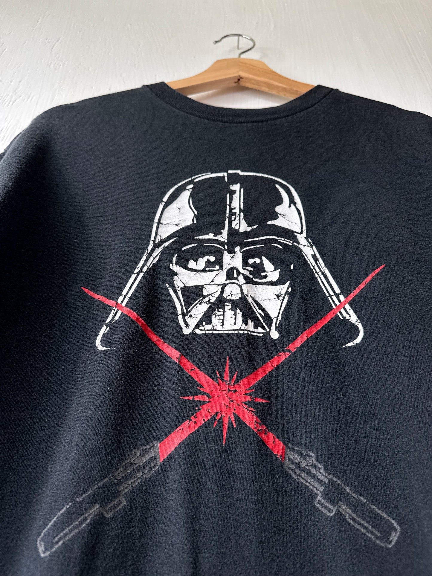 VINTAGE Darth Vader Lightsaber Tee - L