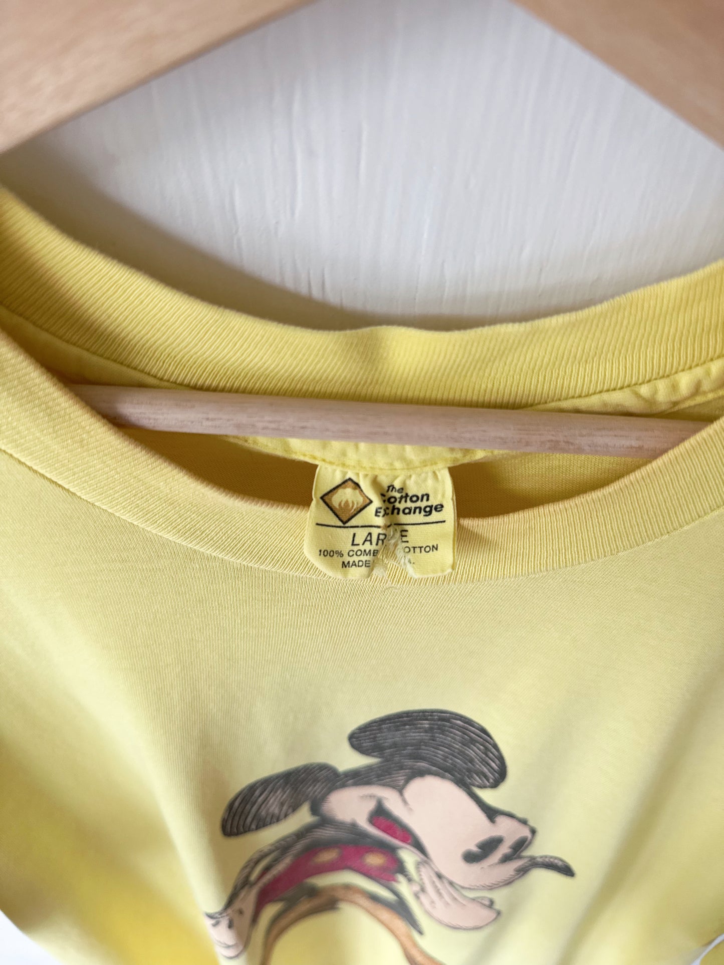 VINTAGE 90’s Classic Mickey Tee - L