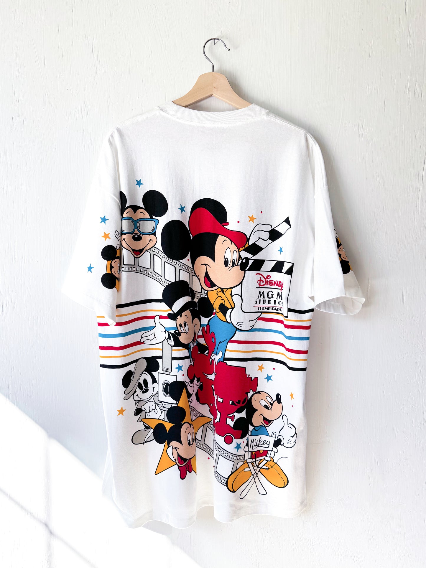 VINTAGE 90’s MGM Director Mickey Double Sided Tee - XL/2X