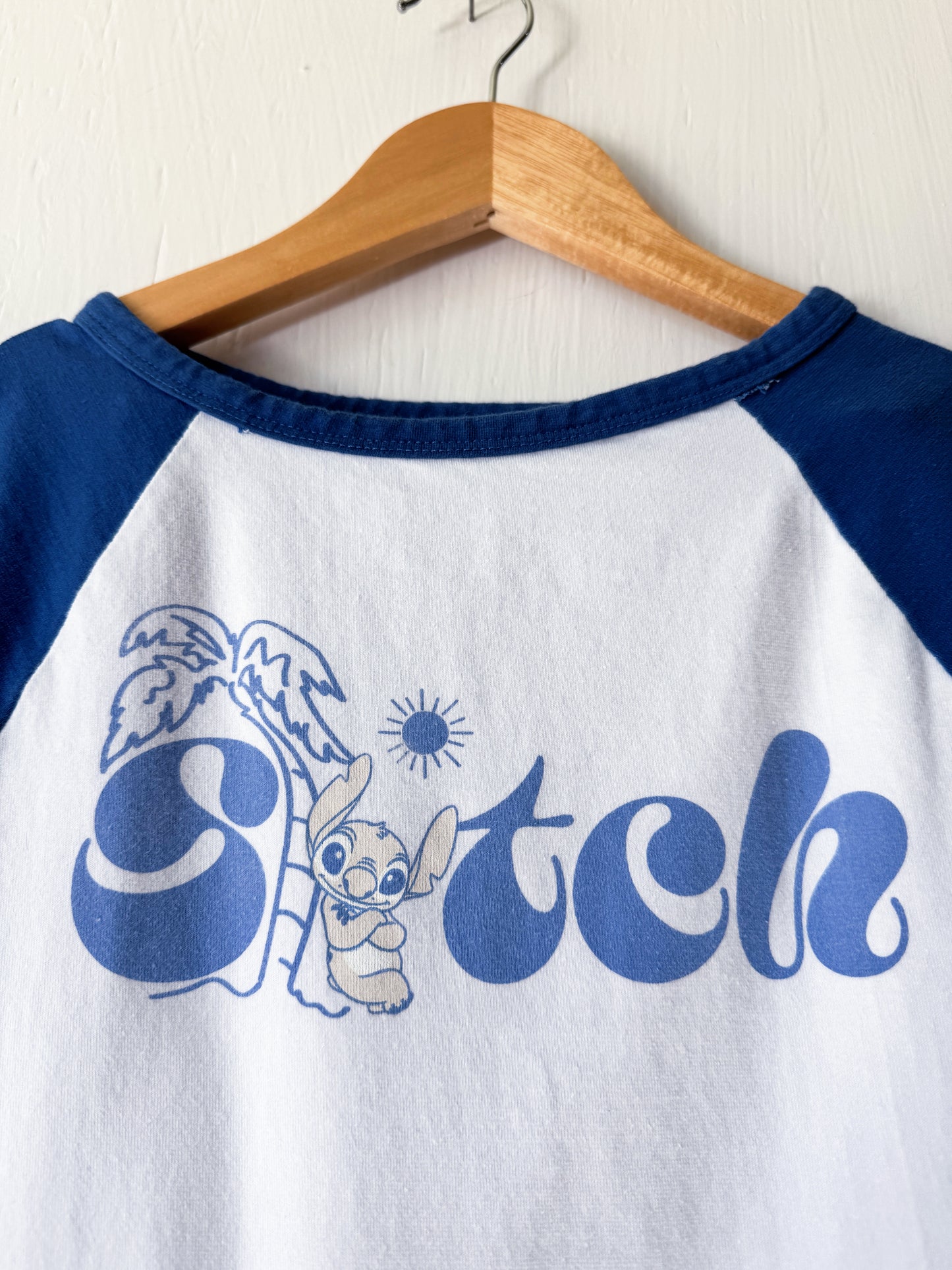Stitch Tropical Raglan Tee - YS