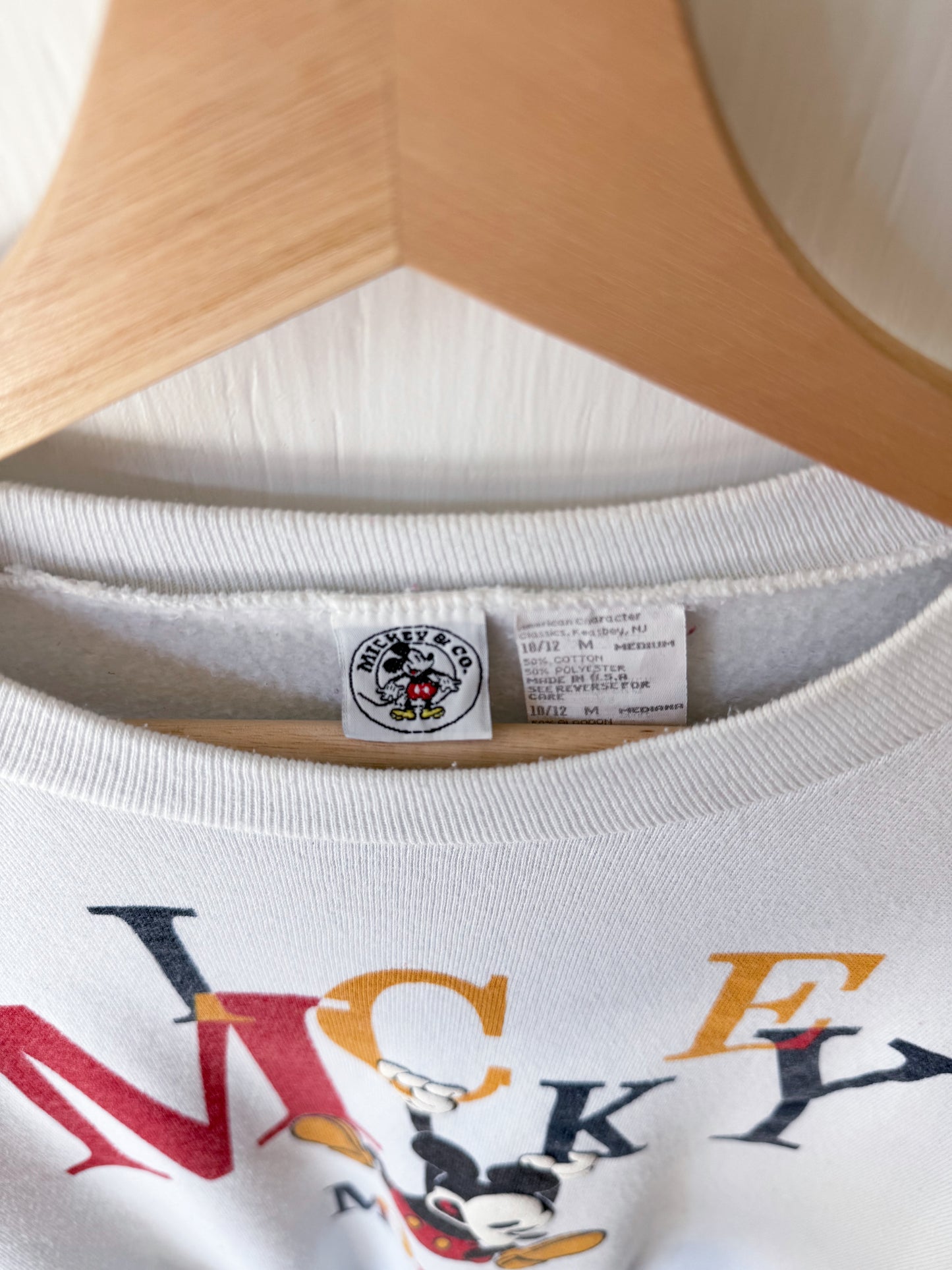 VINTAGE 90’s Mickey Crewneck - YM (10/12)