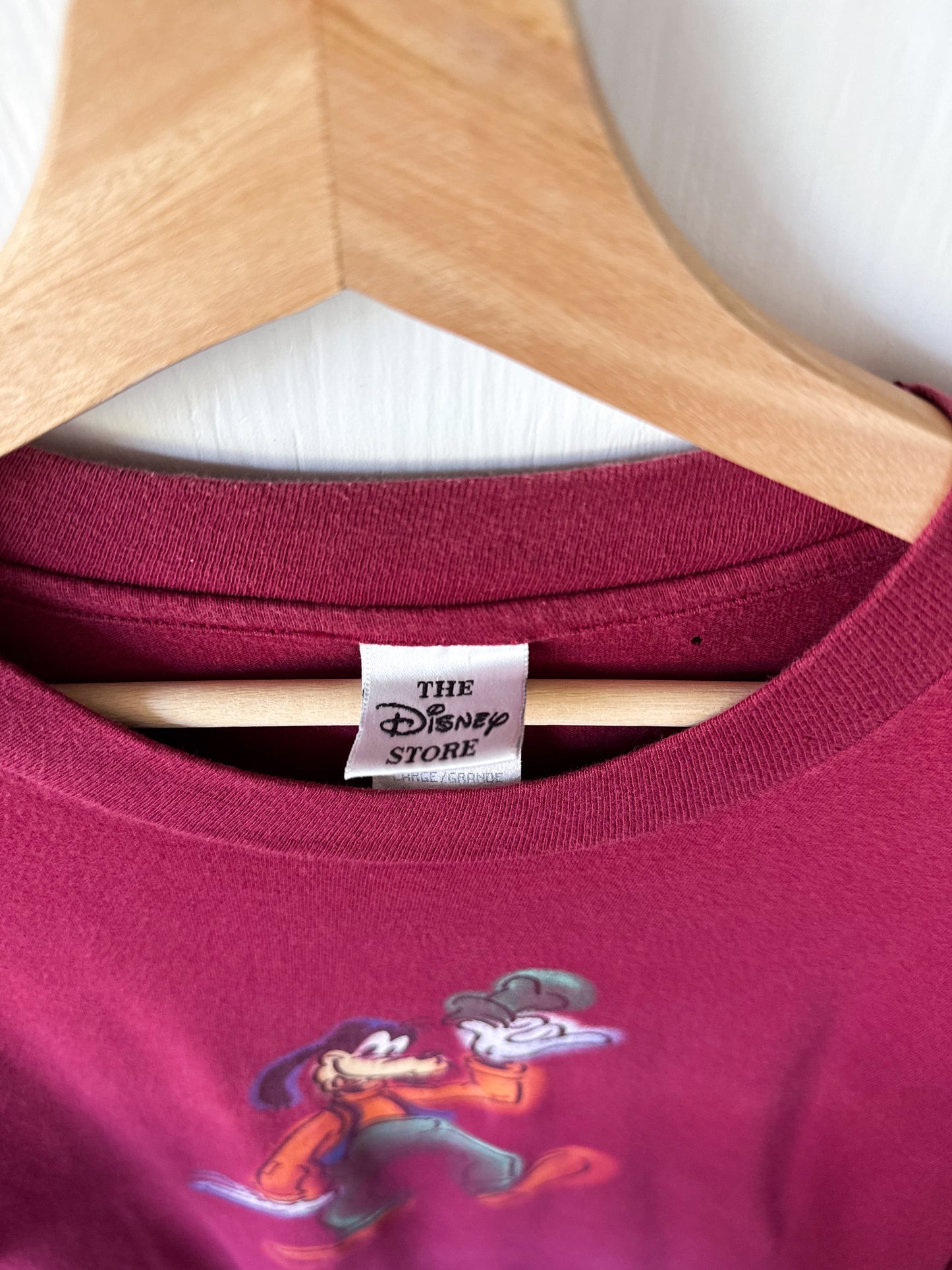 VINTAGE 90’s Disney Store Goofy Tee - L