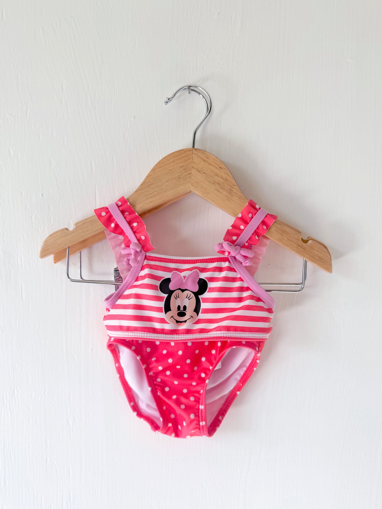 Minnie Striped 2 Piece Swim - 6/9M
