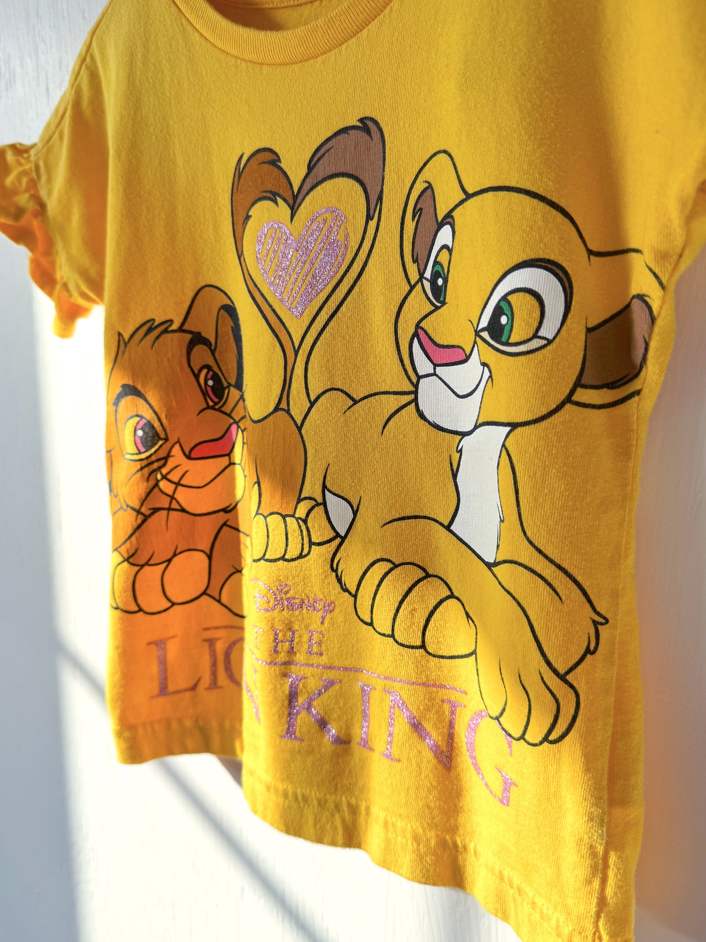 Ruffle Sleeve Lion King Tee - 2T