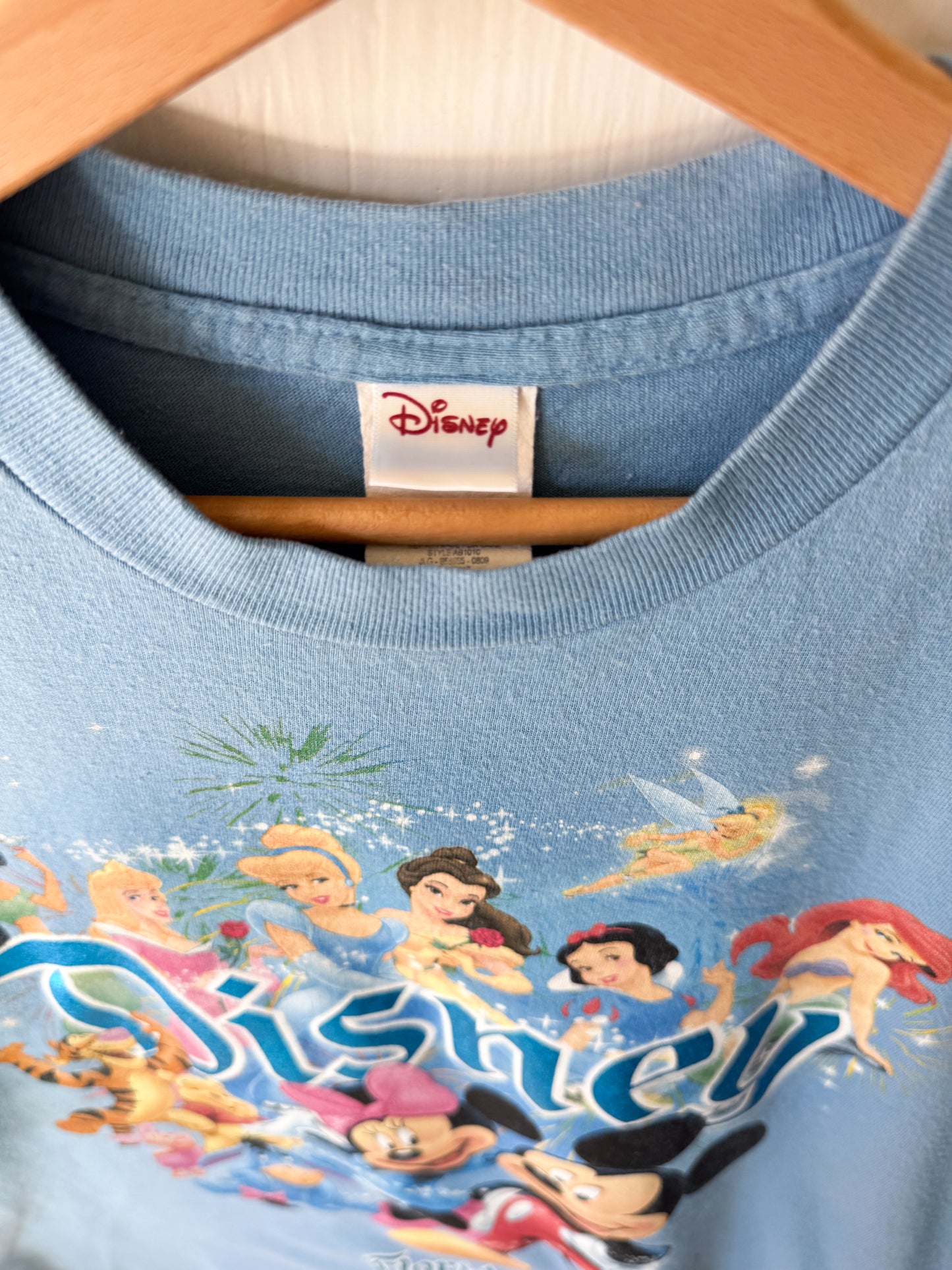 VINTAGE Disney Store Princess + Characters Tee - XL