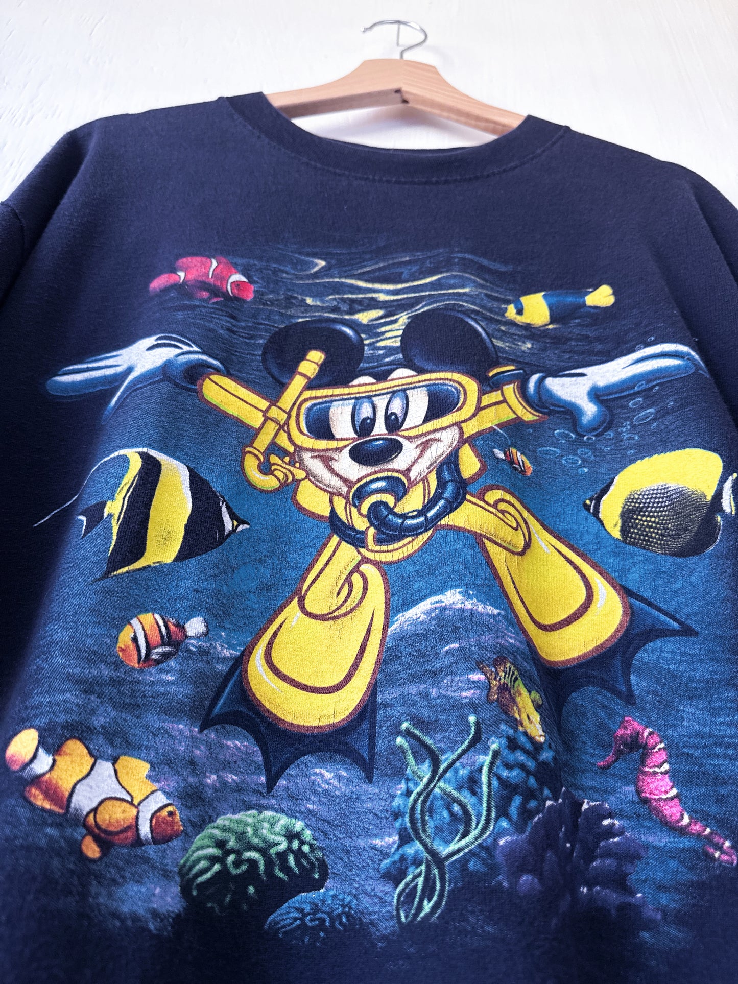 VINTAGE Rare Scuba Mickey Tee - XL