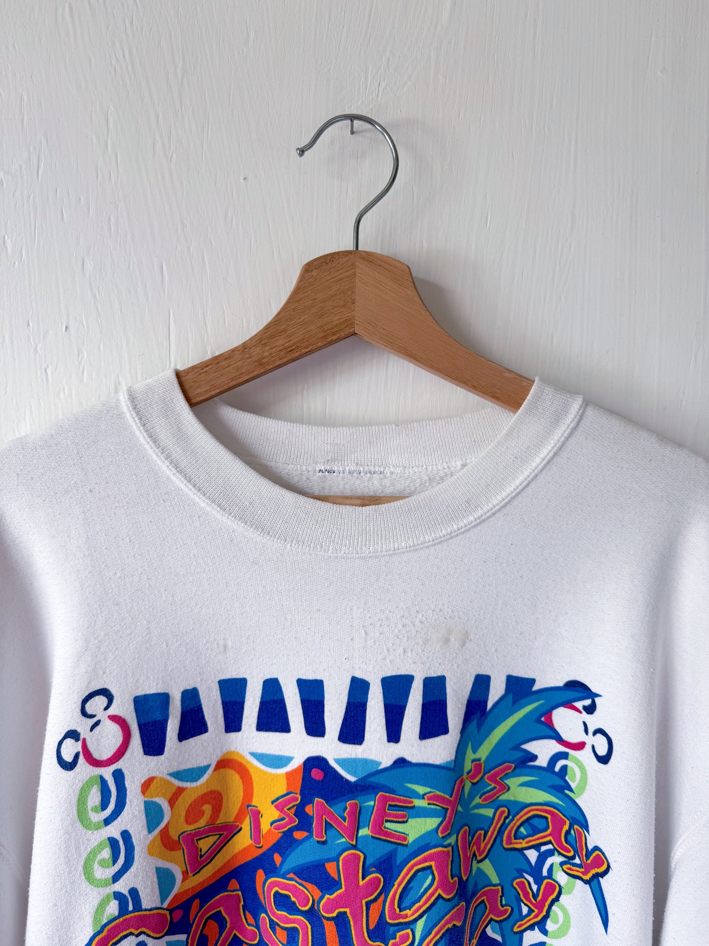 VINTAGE Rare Castaway Cay Crewneck - L