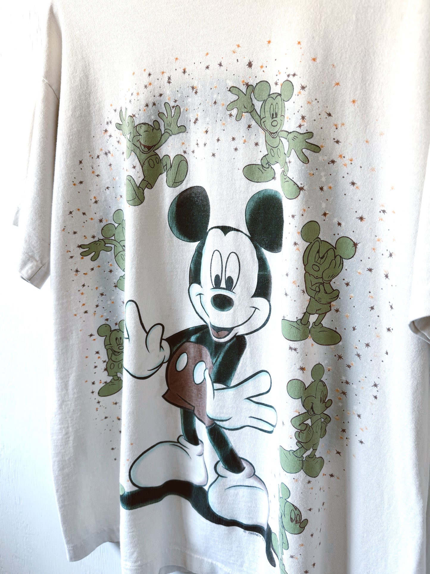 VINTAGE 90’s Green Mickeys - L/XL