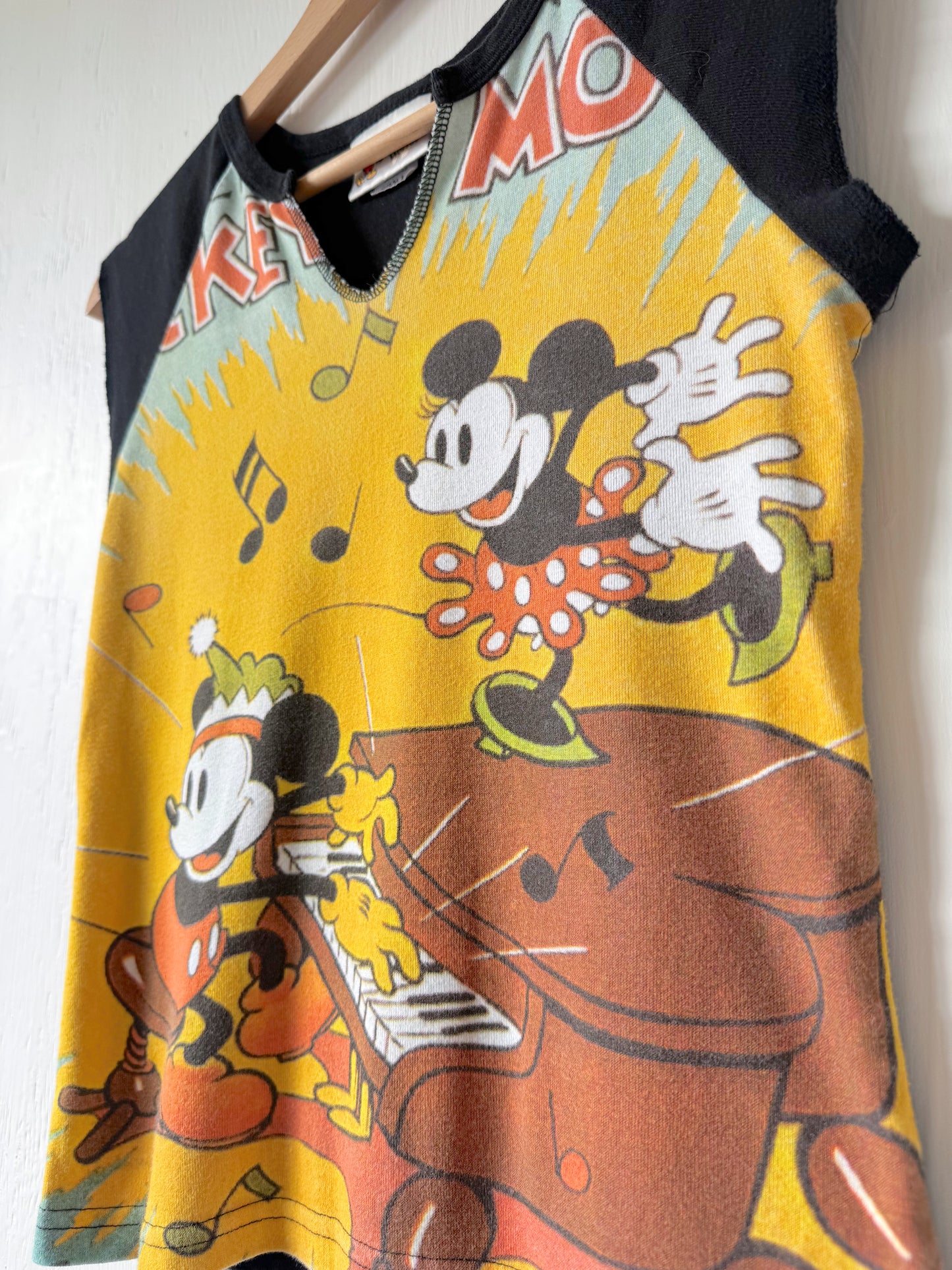VINTAGE Disney Parks Early Mickey Minnie Top - S