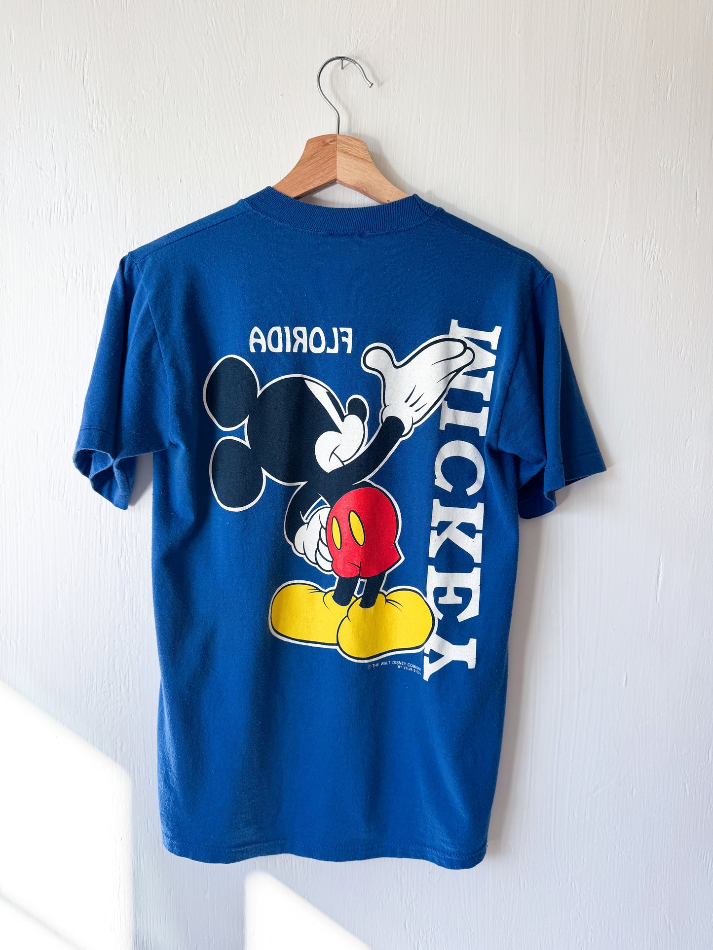 VINTAGE 90’s Front Back Mickey Tee - M