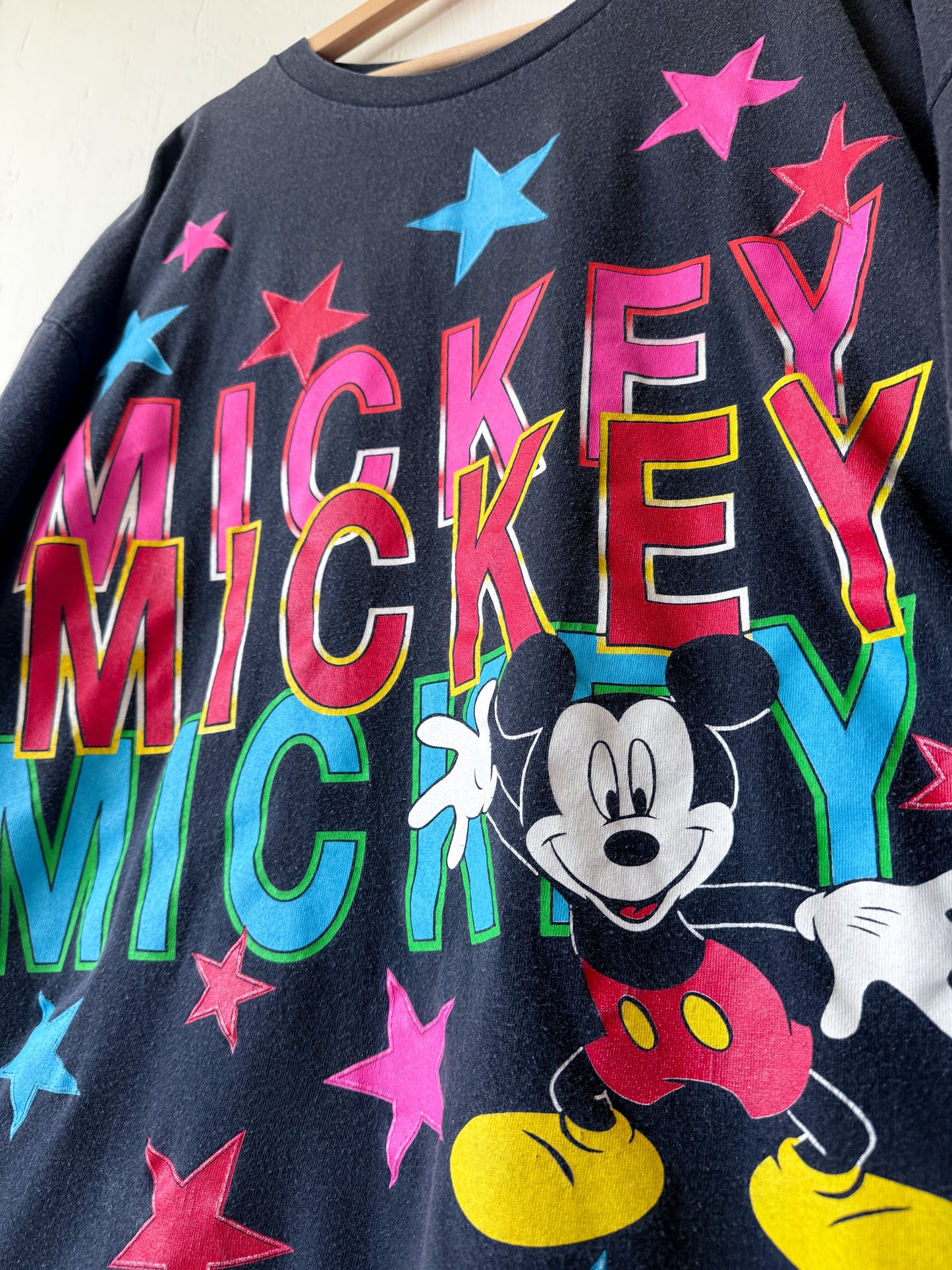 VINTAGE 90’s Mickey Stars Tee - 3X/4X