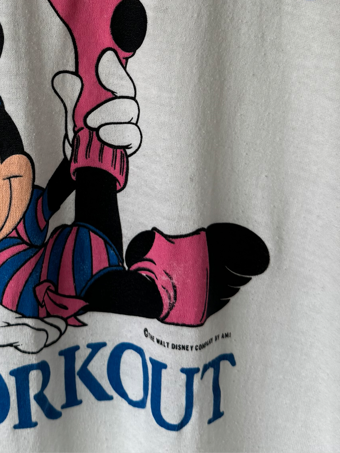 VINTAGE Rare Minnie Workout Tee - OS