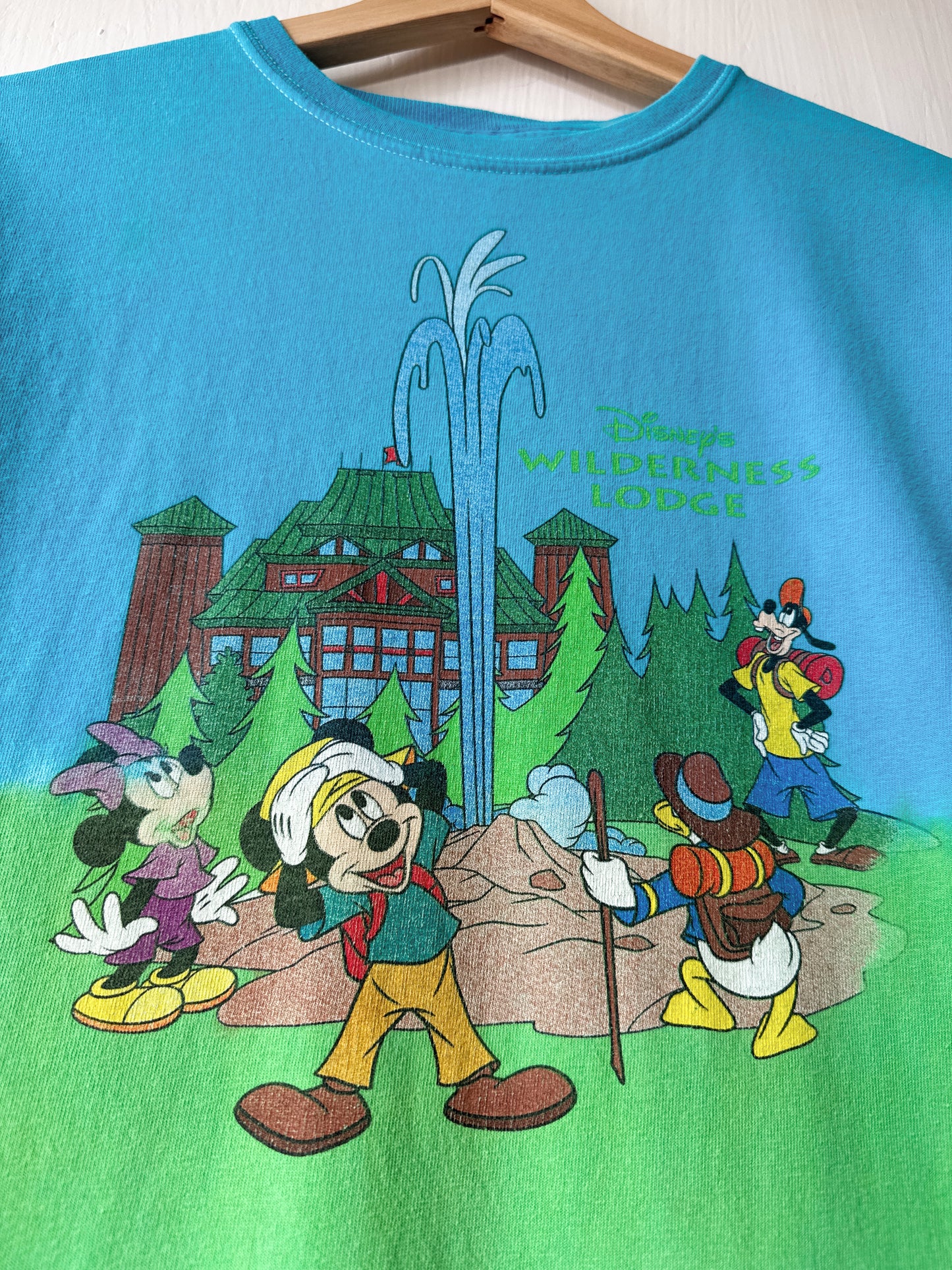 VINTAGE 90’s Wilderness Lodge Character Tee - S/M (YXL)