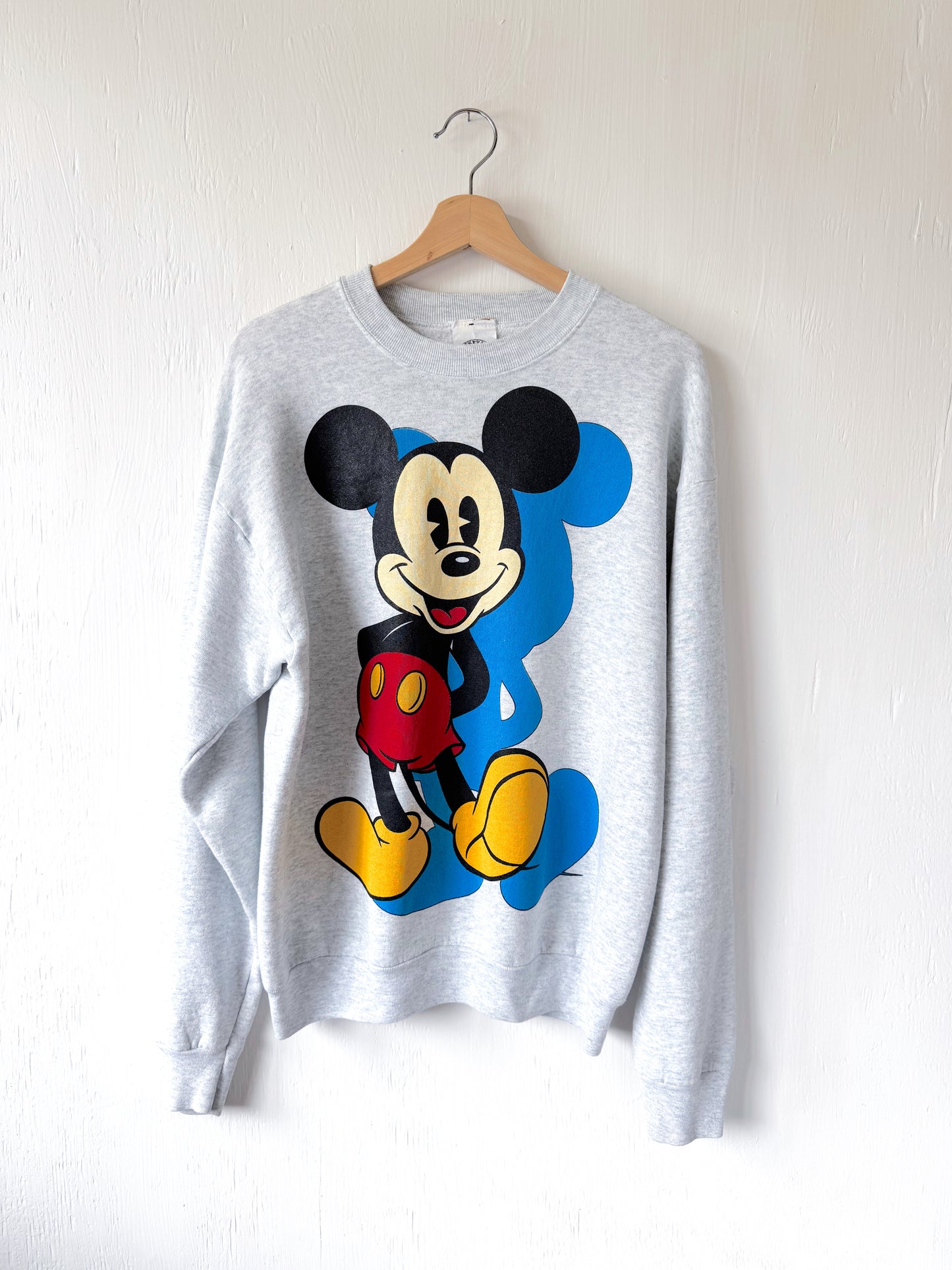 VINTAGE 90’s Big Mickey Shadow Crewneck - L
