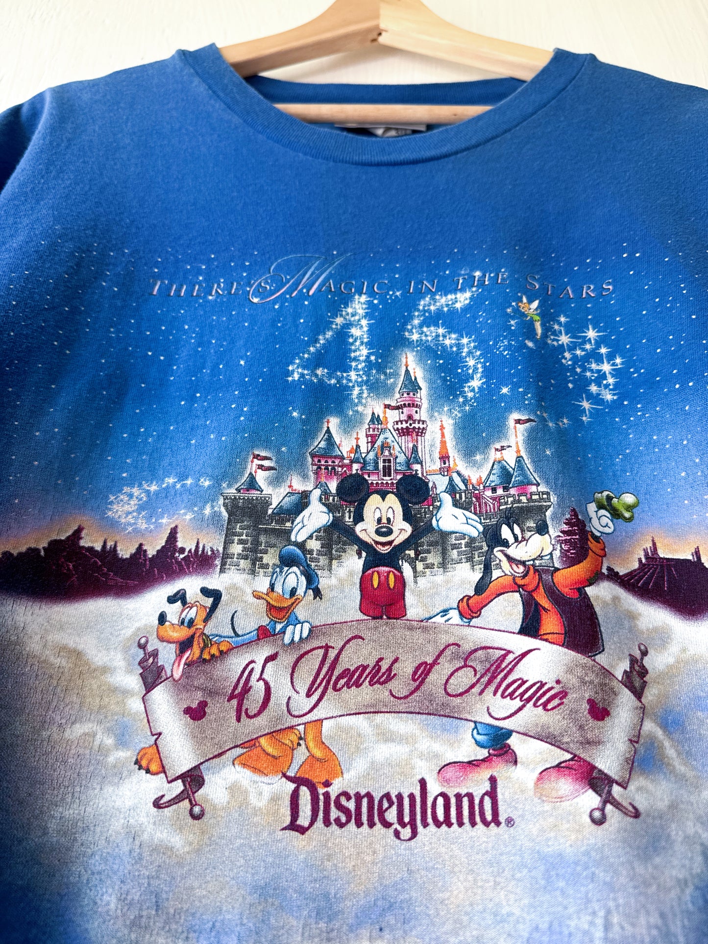 VINTAGE 2000 Disneyland Anniversary Cropped Tee - 2X