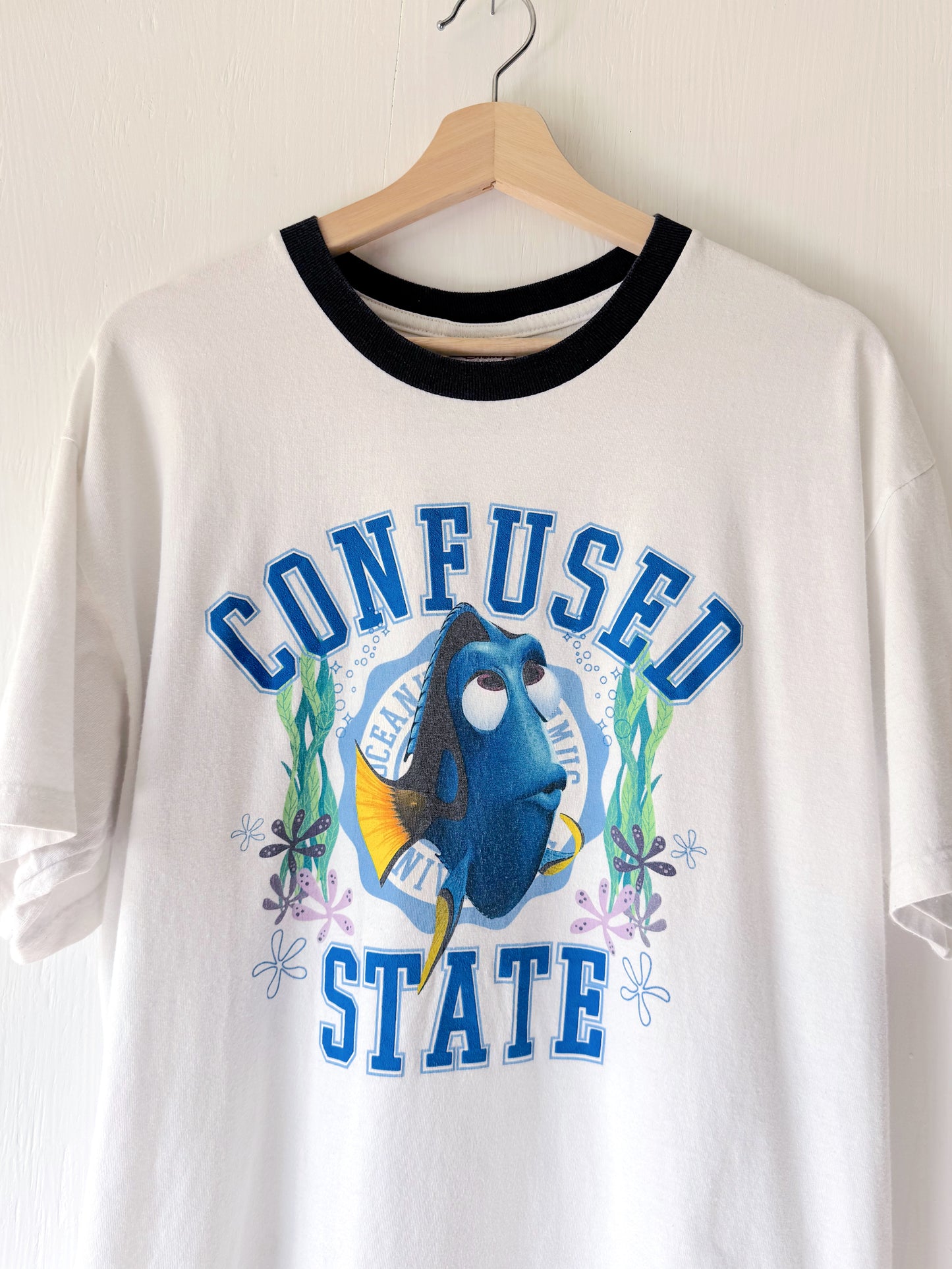 VINTAGE Dory Ringer Tee - L