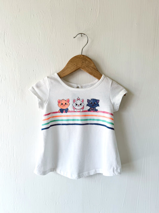 Aristocats Neon Graphic Top - 18M