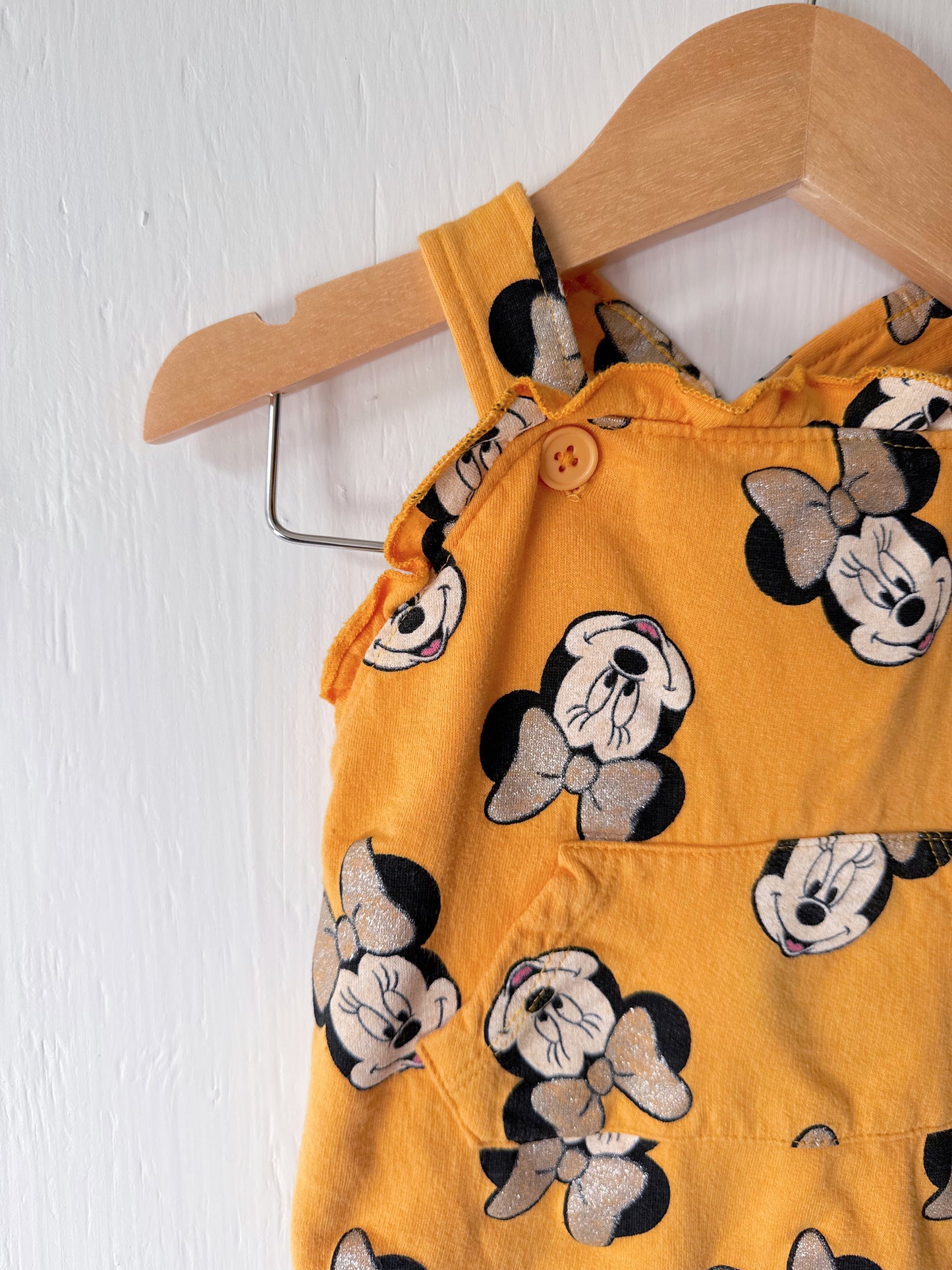 Mustard Metallic Minnie Jumper - 3/6M