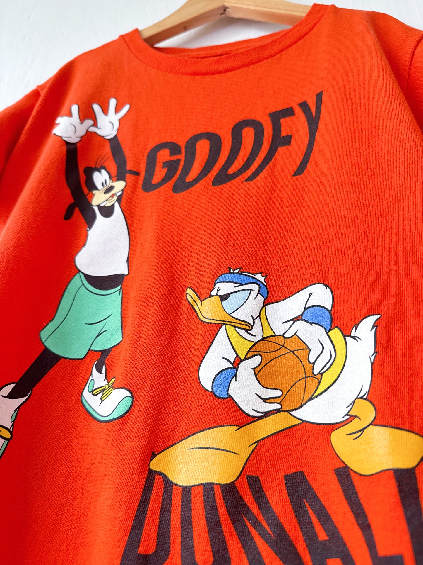 Disney Parks Goofy Donald Basketball Tee - YXS