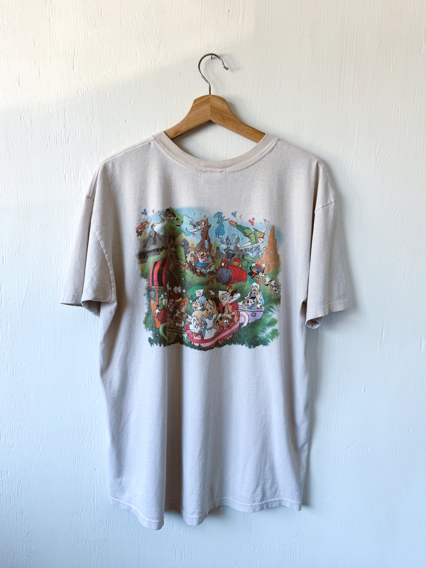 VINTAGE 90’s Magic Kingdom Double Sided Character Tee - L