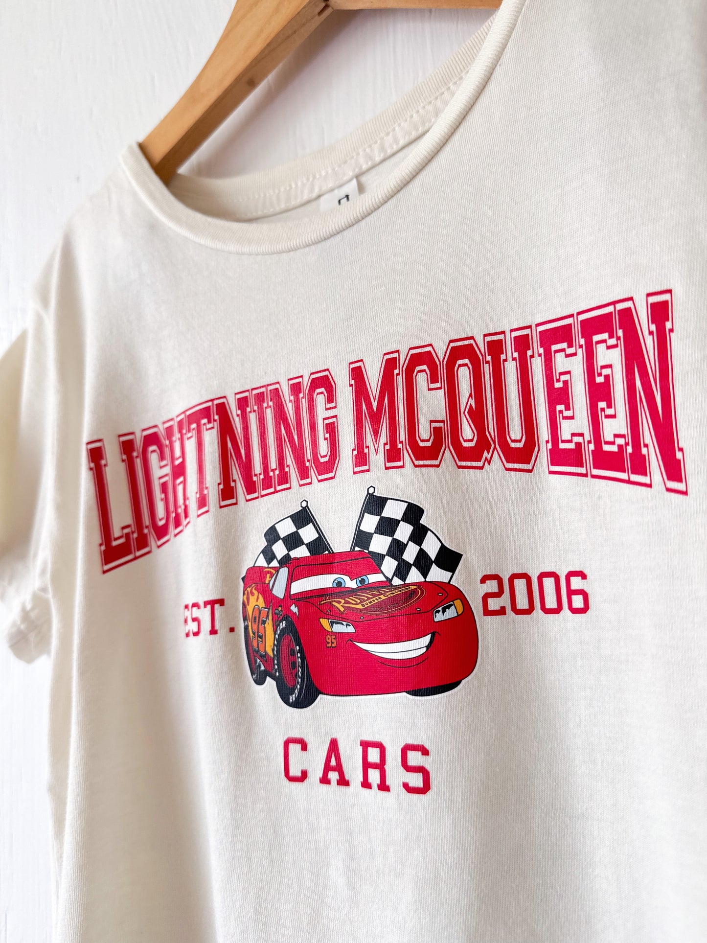 Lightning McQueen Front/Back Tee - YS
