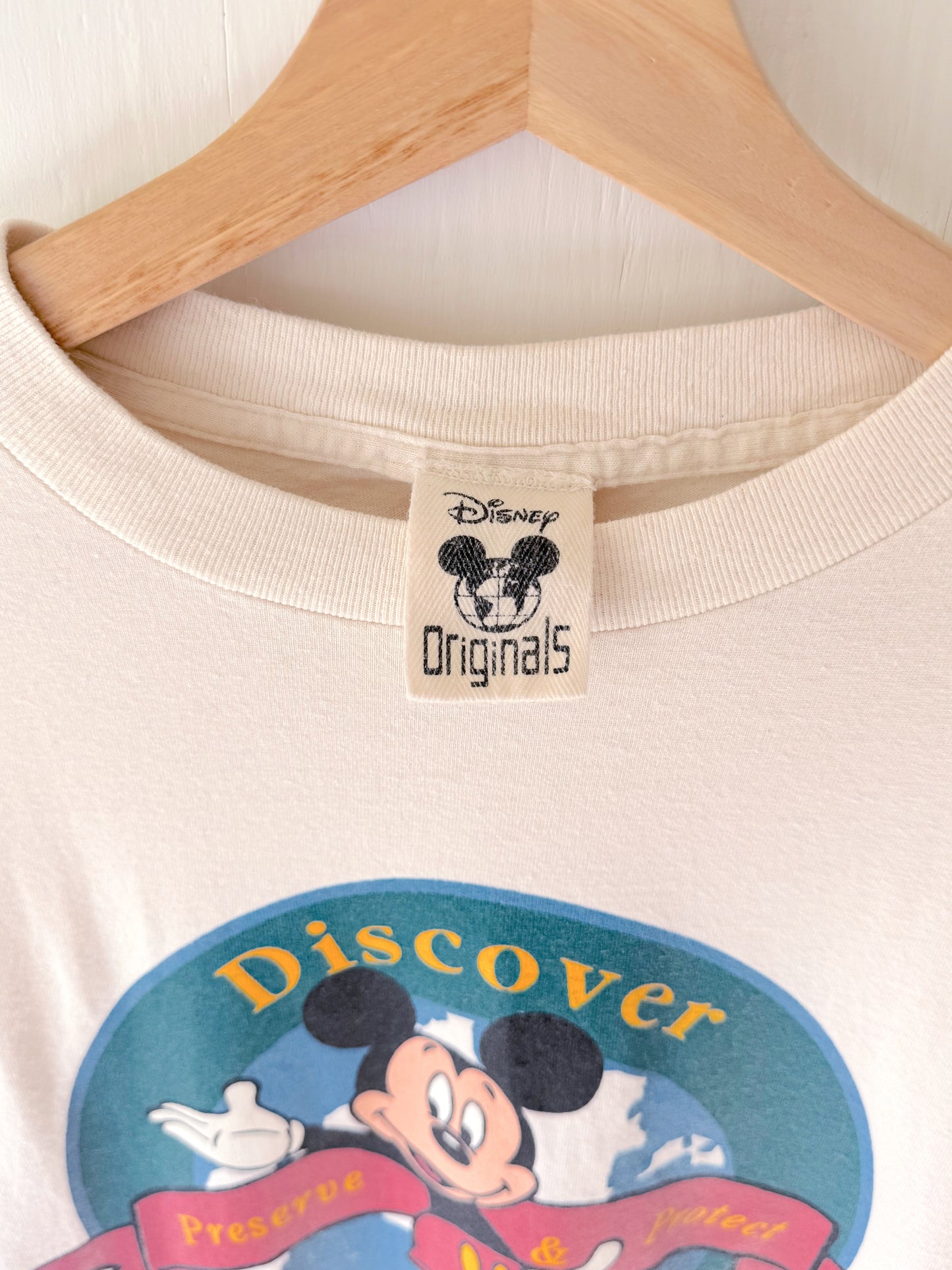 VINTAGE Rare 90’s Small World Mickey Tee - S/M