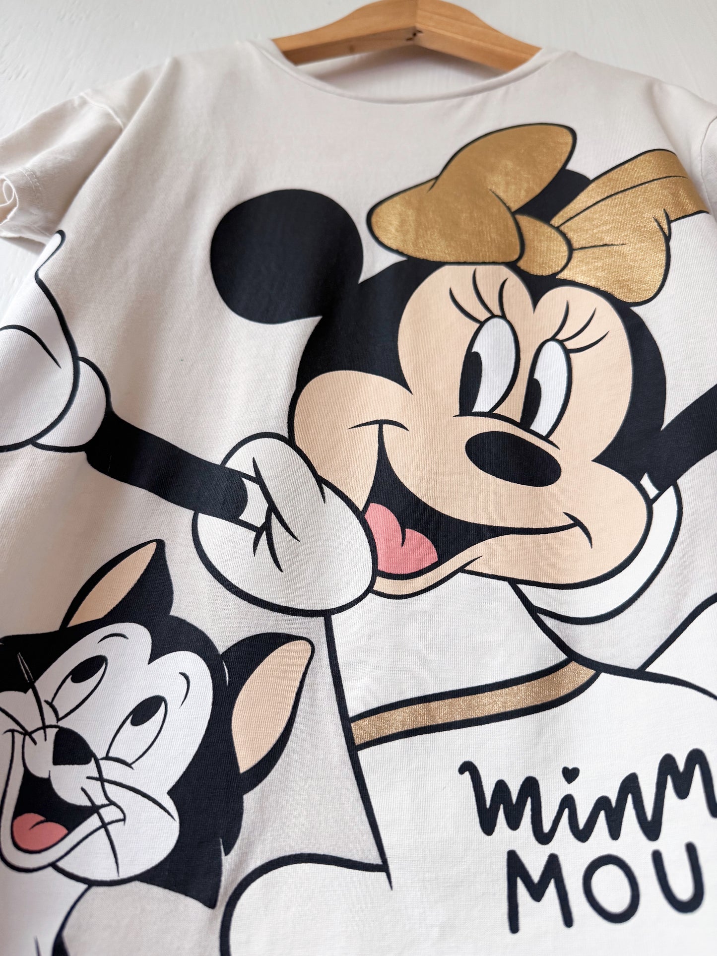 H&M Minnie Metallic Tee - Y6
