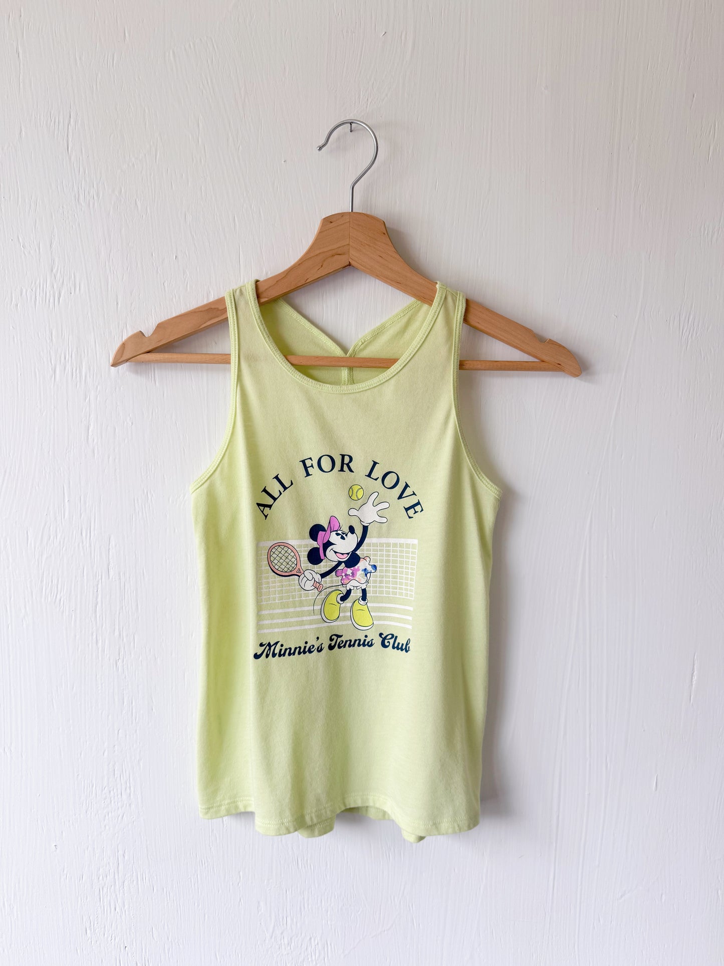 Minnie Tennis Lime Tank - Y8