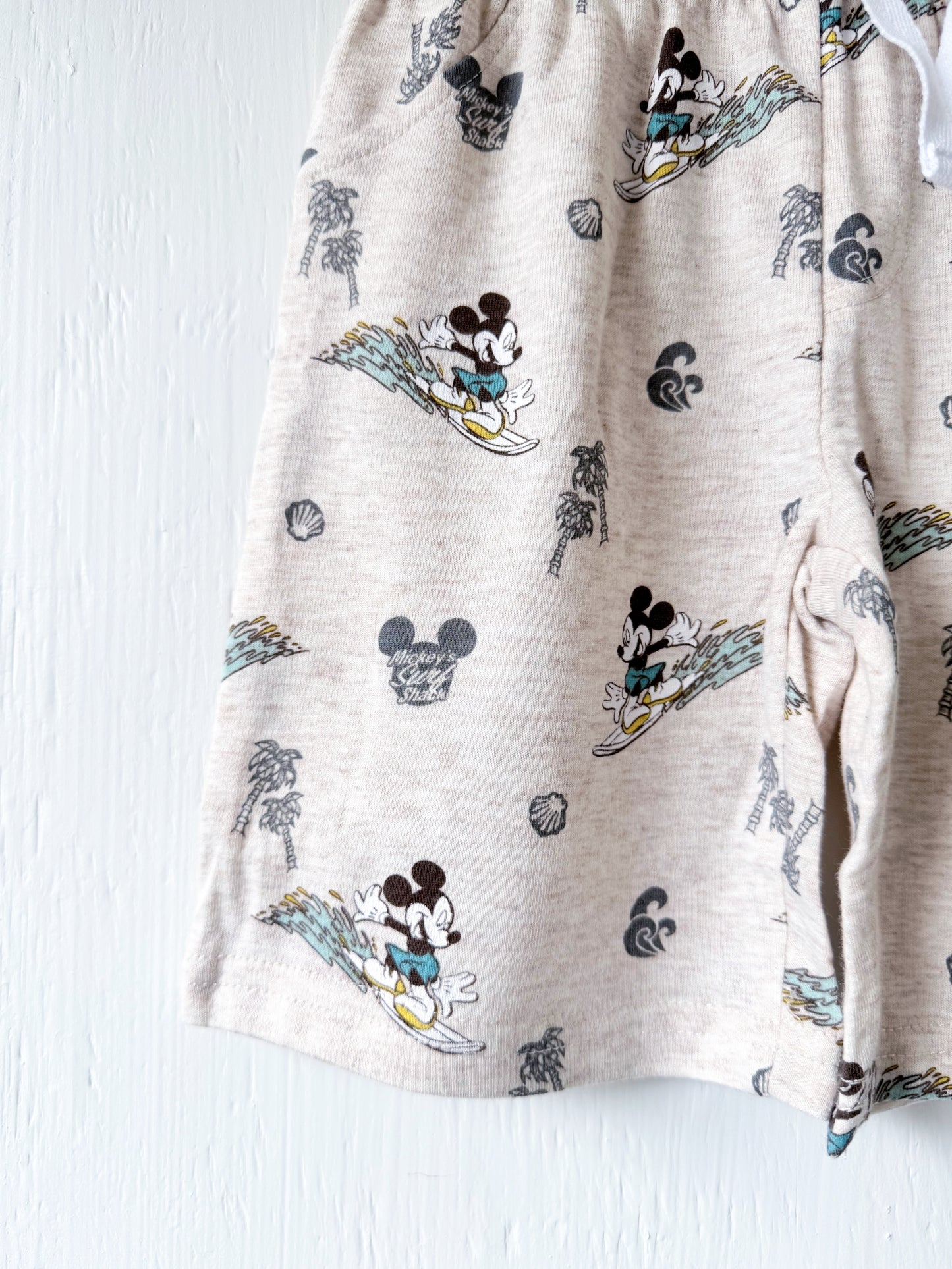 NEW Mickey Surf Draw String Shorts - 4T