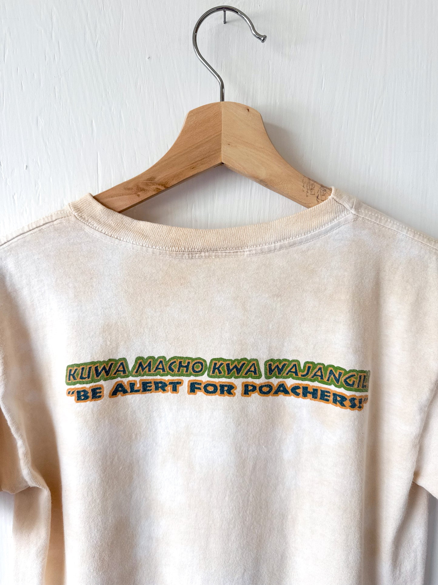 VINTAGE Animal Kingdom Kilimanjaro Safaris Attraction Tee - YL (8/10)