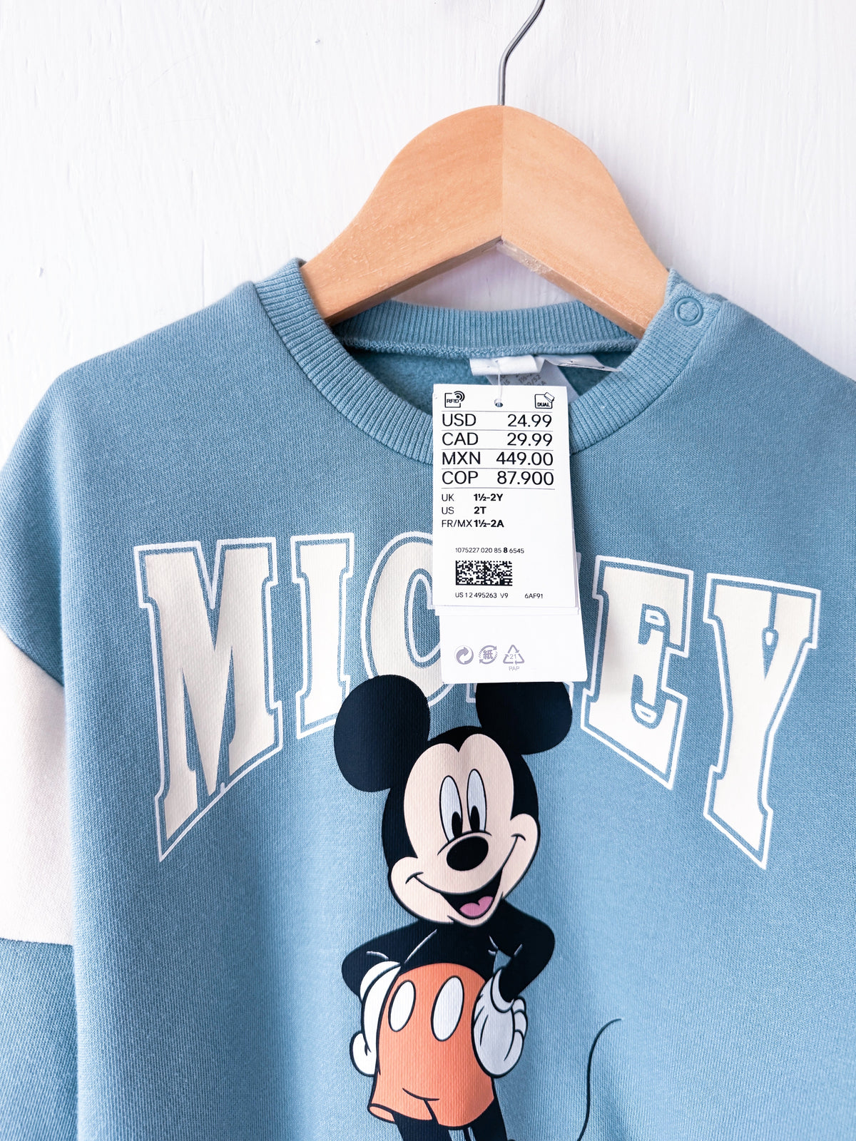 NEW Mickey Crewneck - 2T