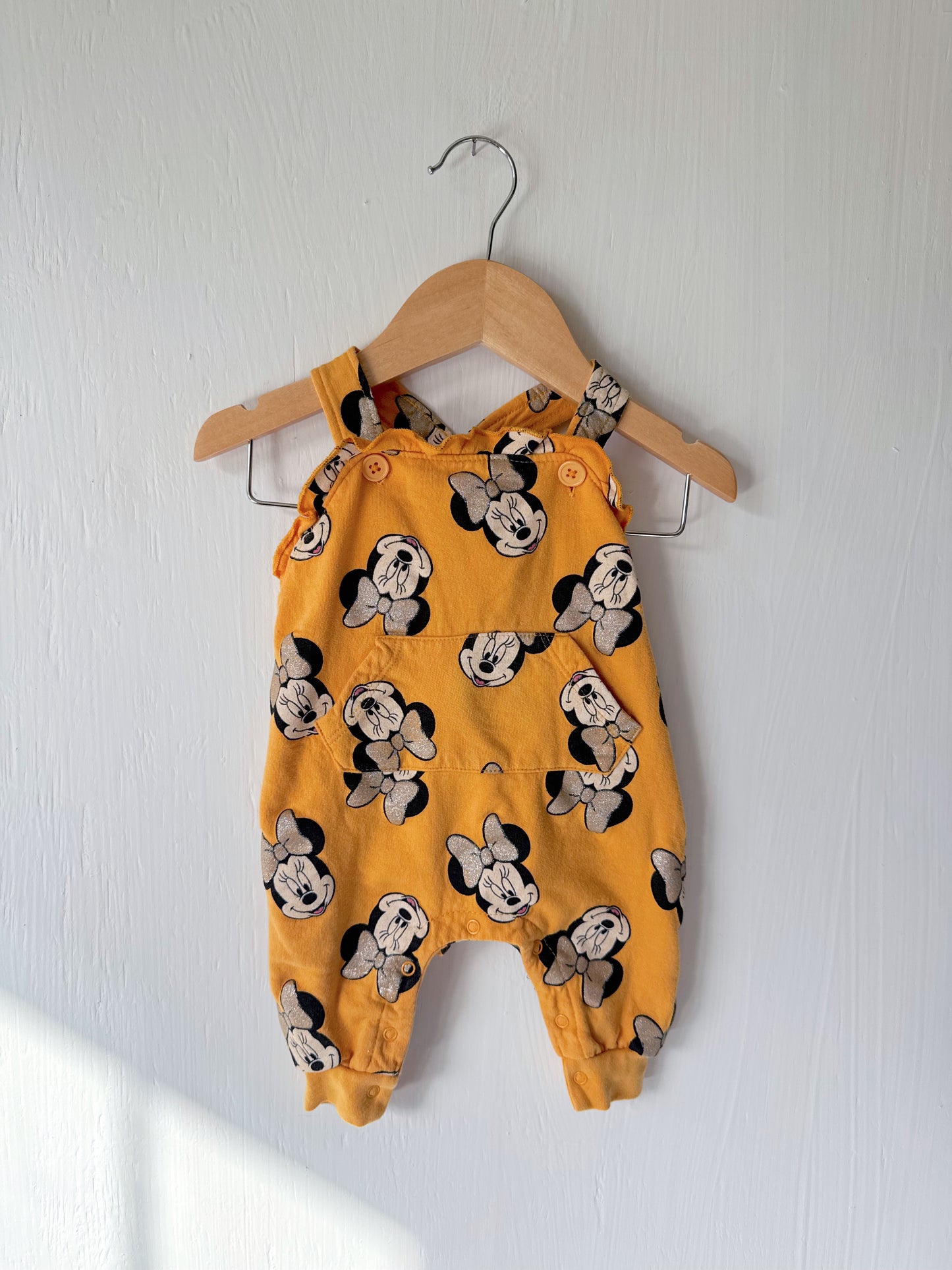 Mustard Metallic Minnie Jumper - 3/6M