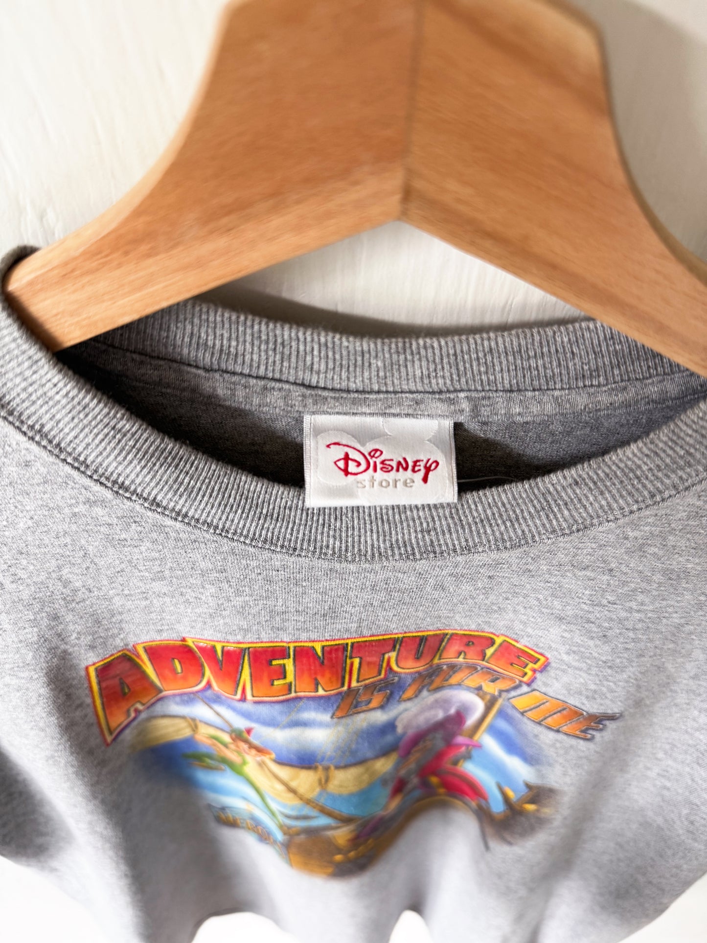 VINTAGE Disney Store Peter Pan + Hook Tee - YL