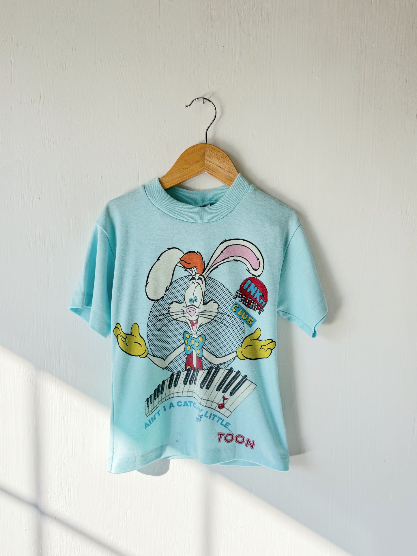 VINTAGE 80’s Roger Rabbit Keyboard Tee - 5/6
