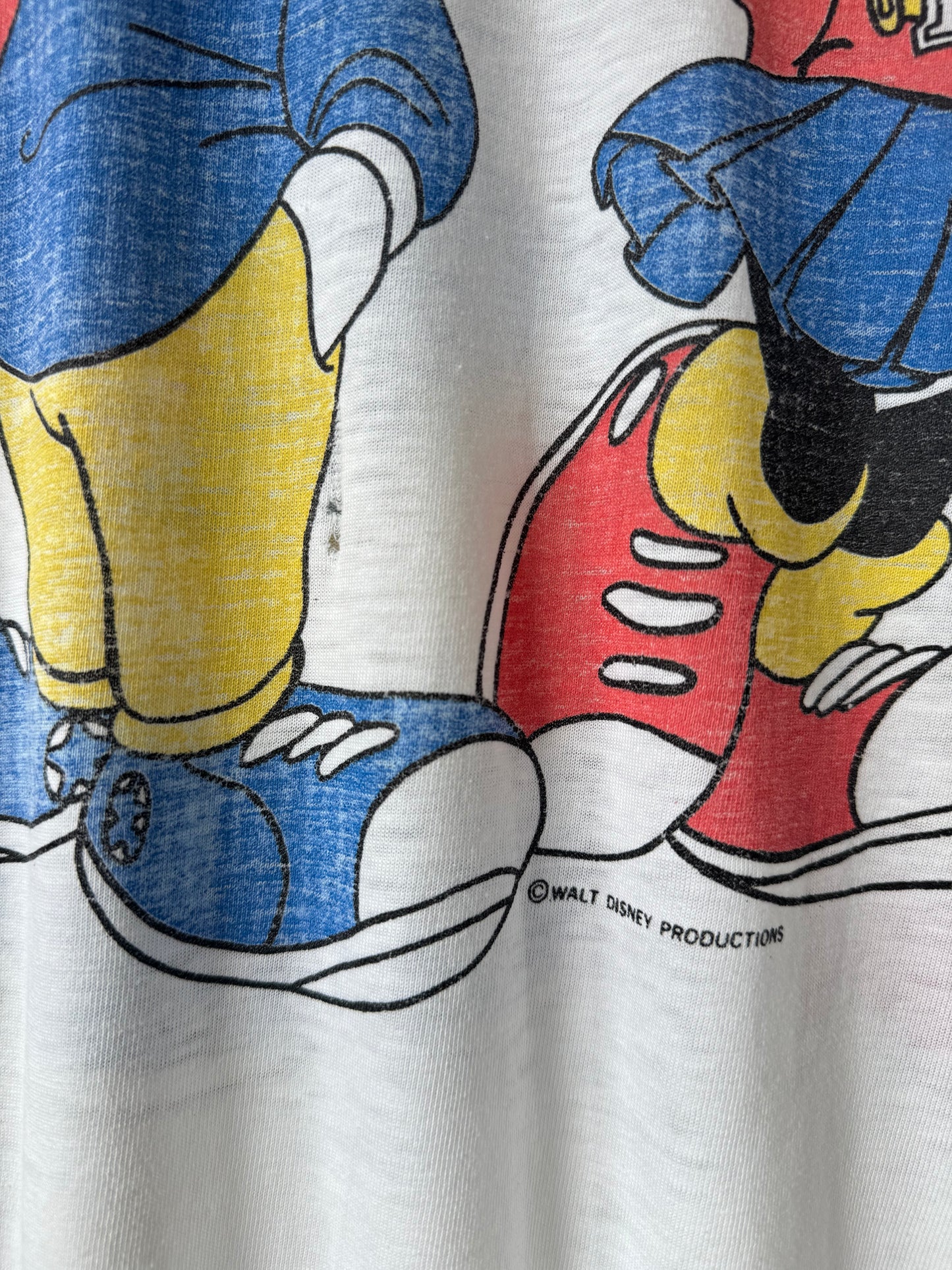 VINTAGE 80’s Walt Disney Productions Mickey Minnie Tee - M/L
