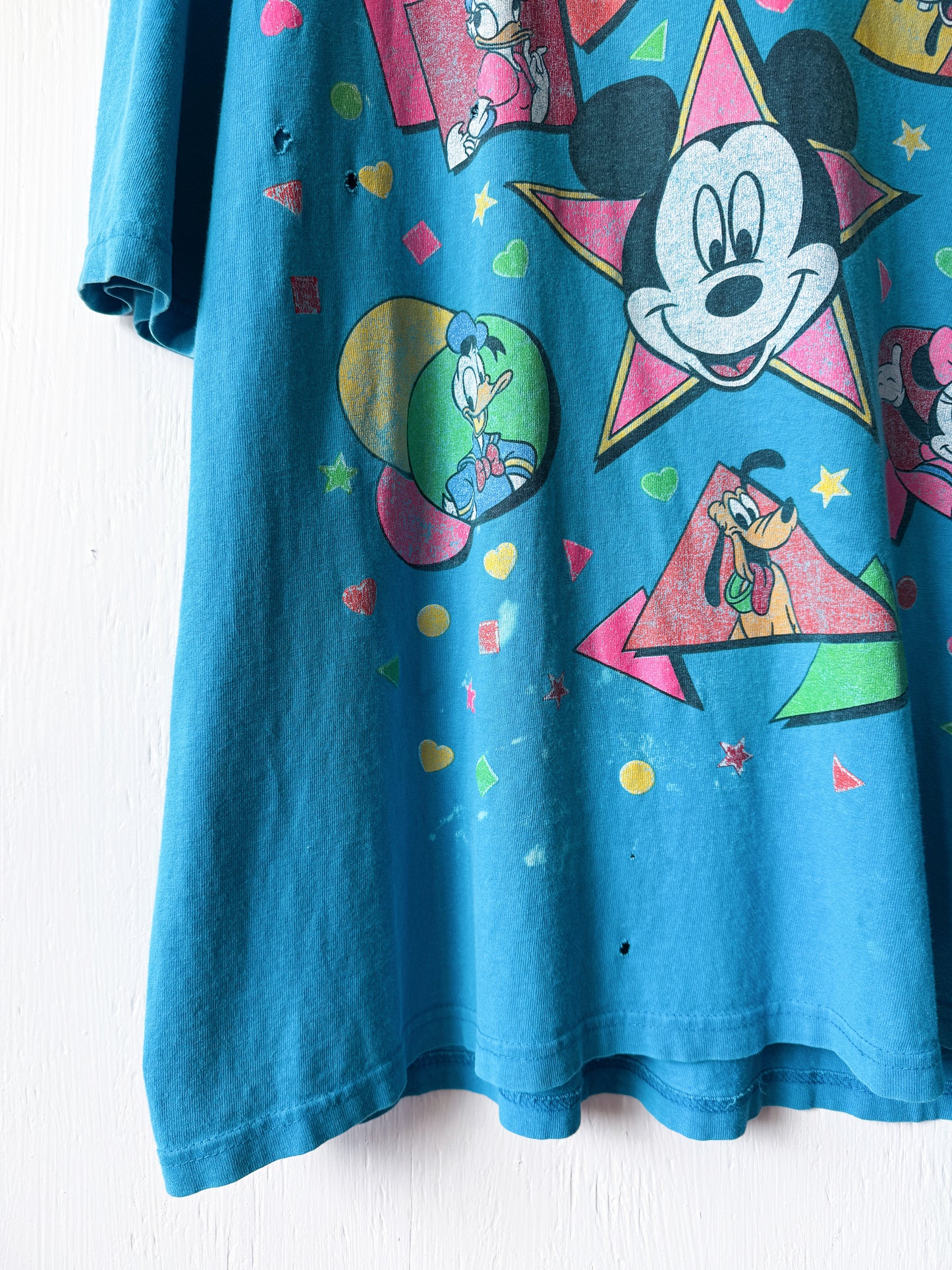 VINTAGE 80’s Mickey + Friends Tee - 3X/4X